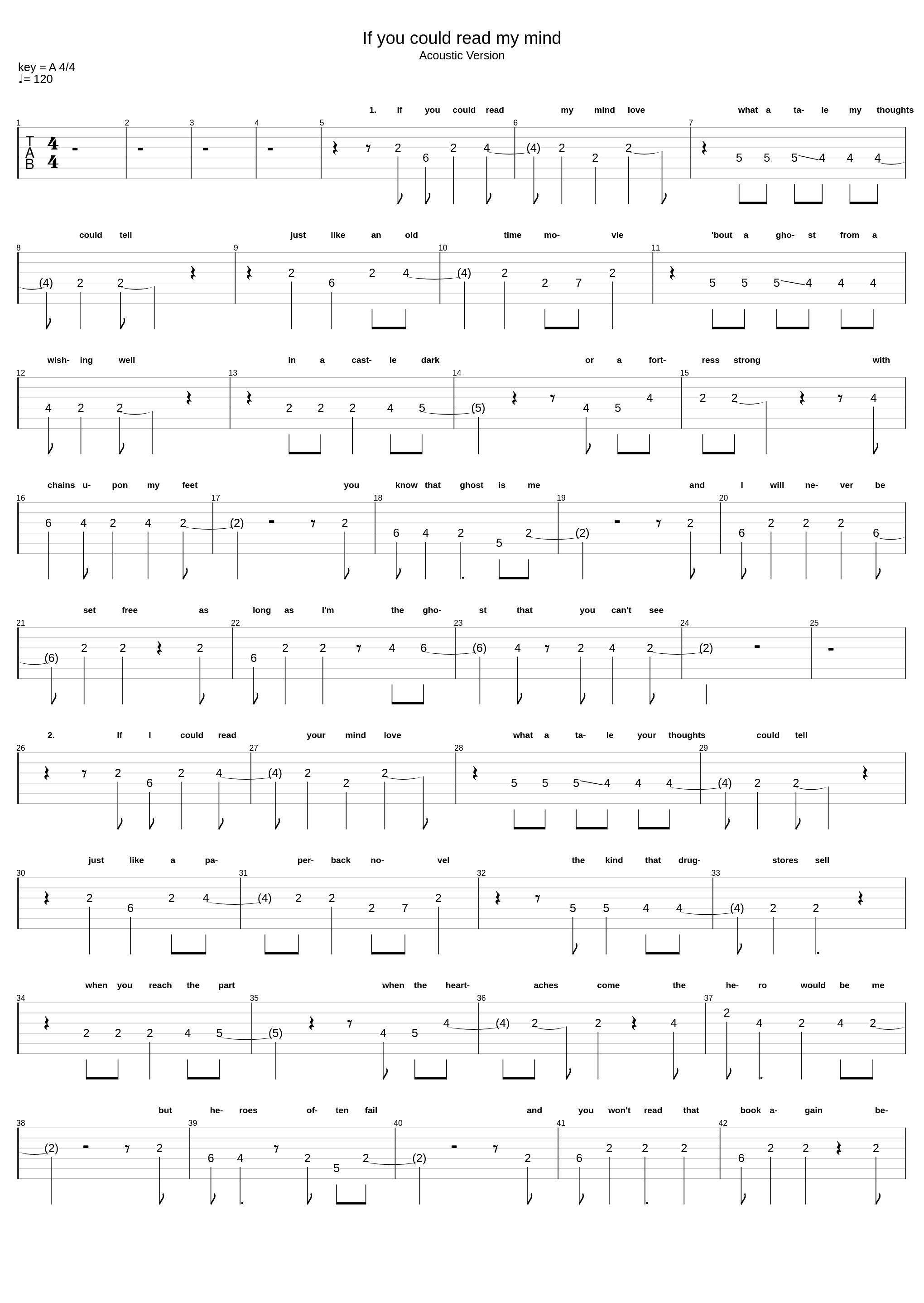 If You Could Read My Mind (Acoustic Version)_Gordon Lightfoot_1