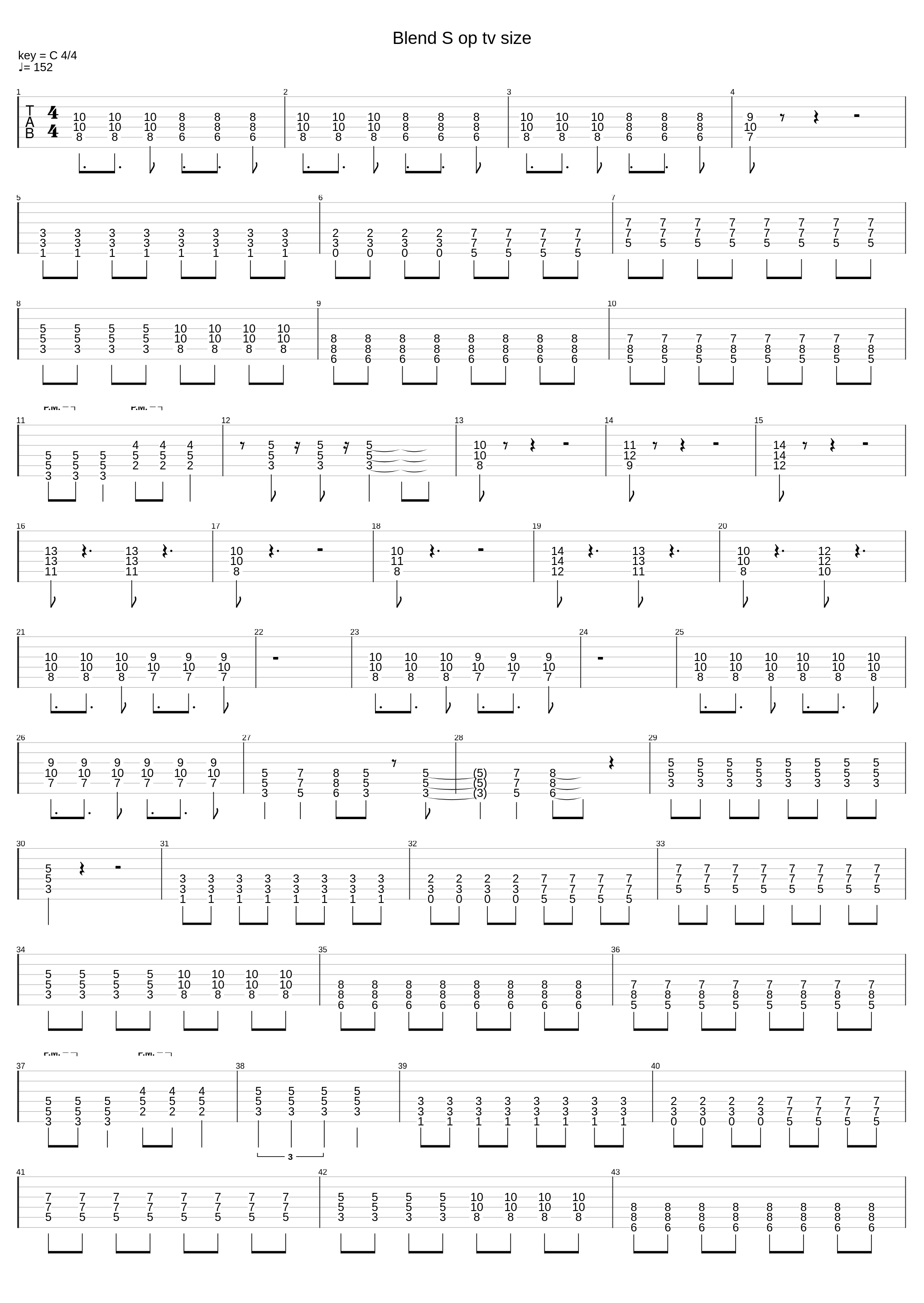 Bon Appétit♡S / ぼなぺてぃーと♡S_Blend A / Blend S Op_1