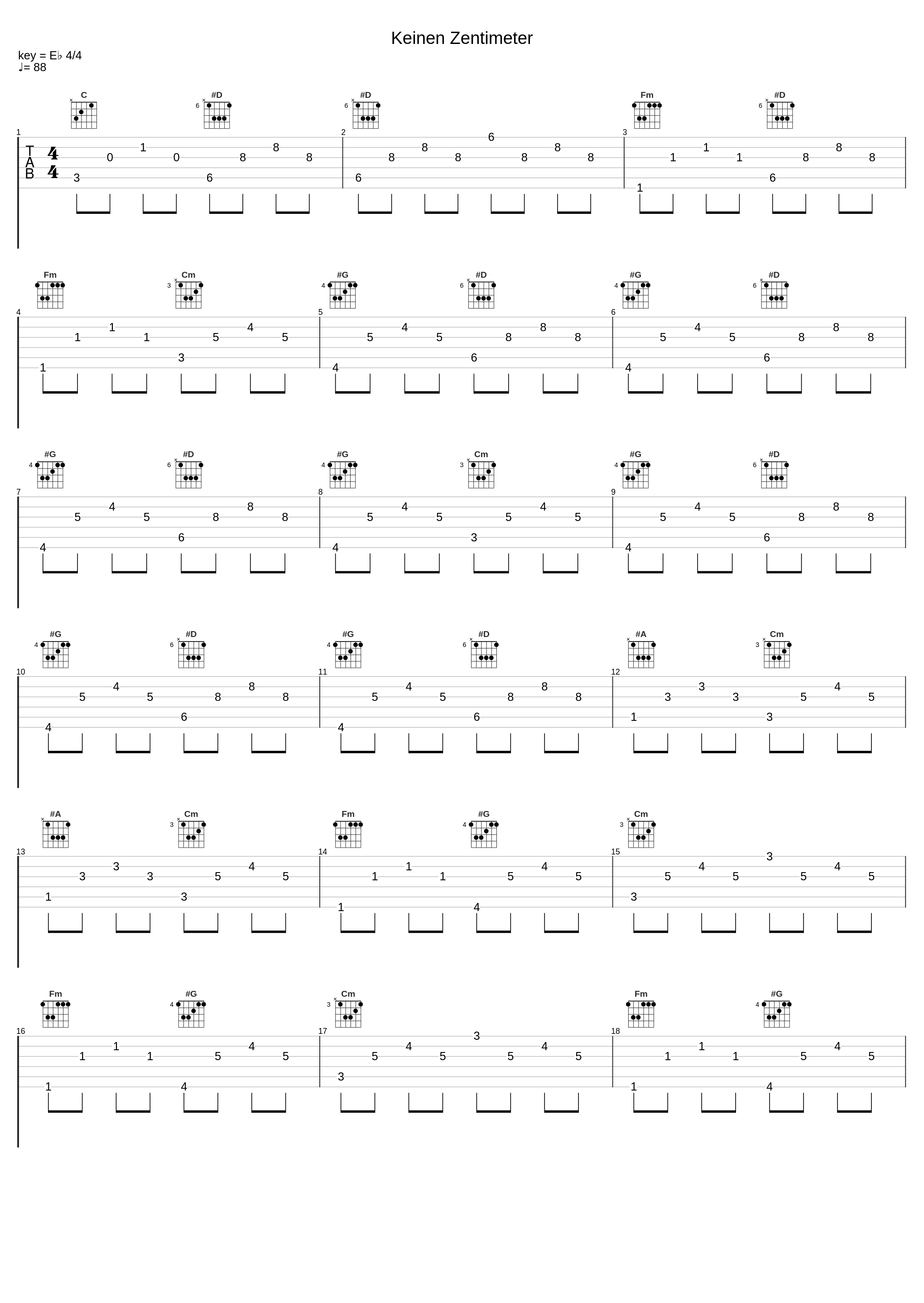 Keinen Zentimeter_Clueso_1