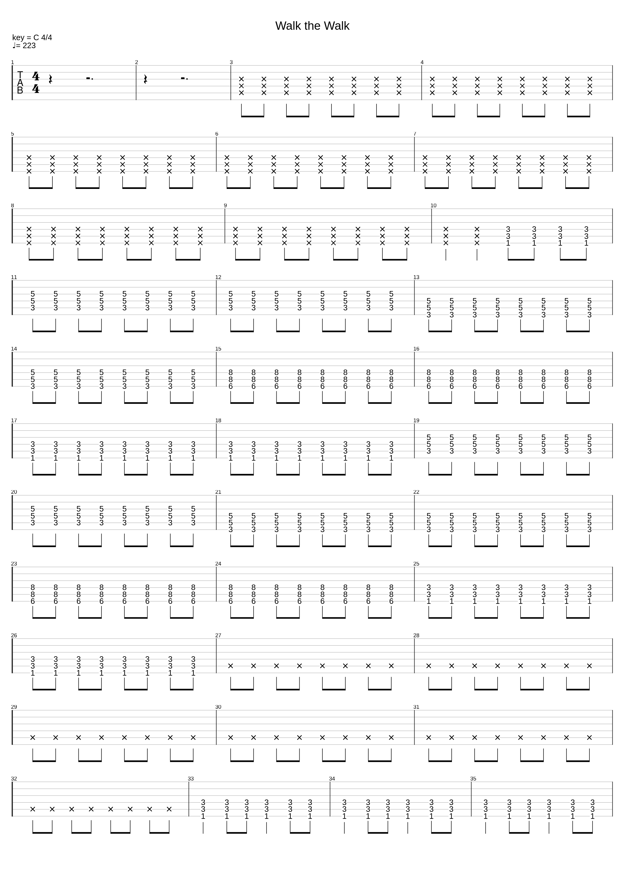 Walk The Walk_Face to Face_1