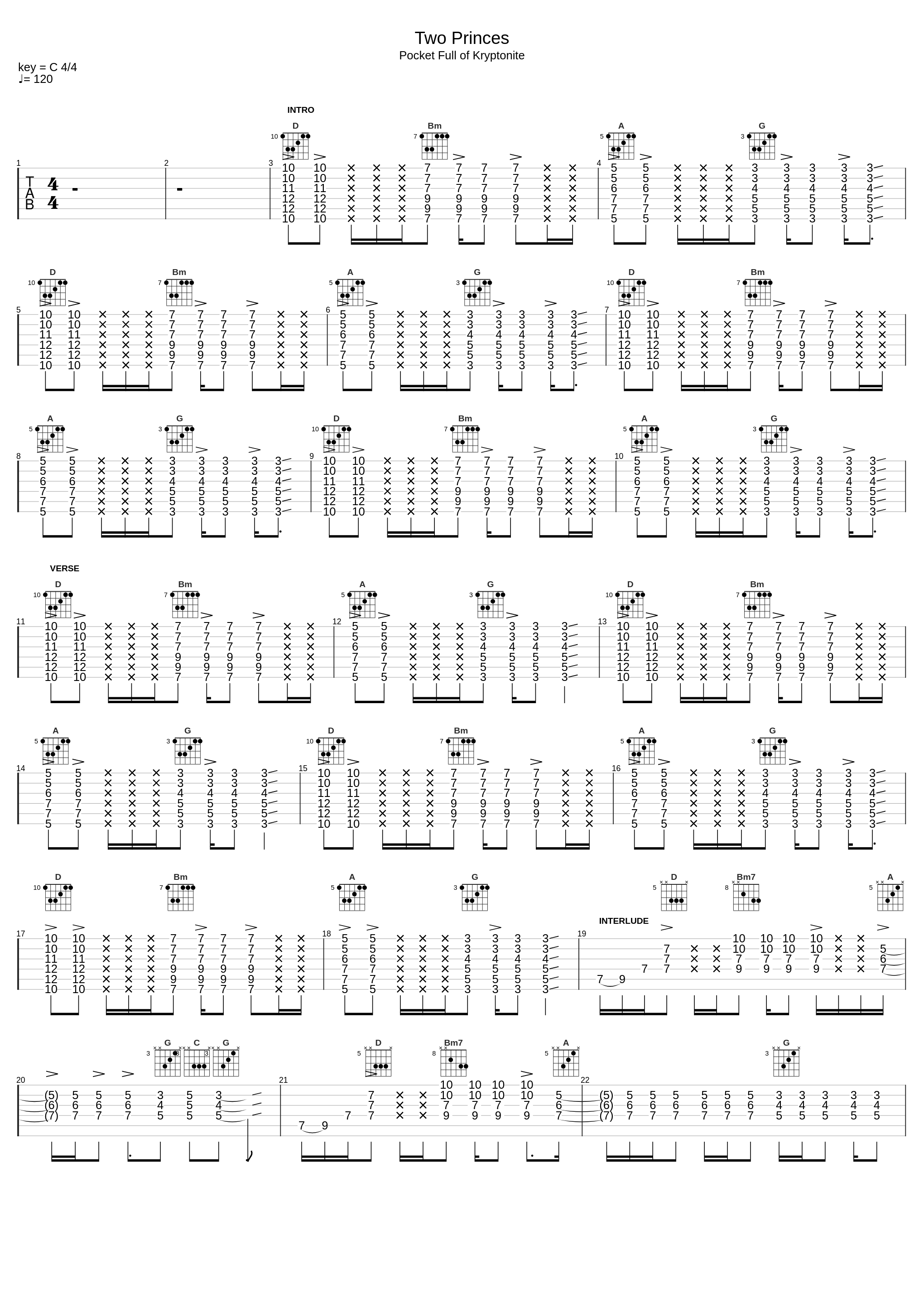 Two Princes (Rocksmith)_Spin Doctors_1