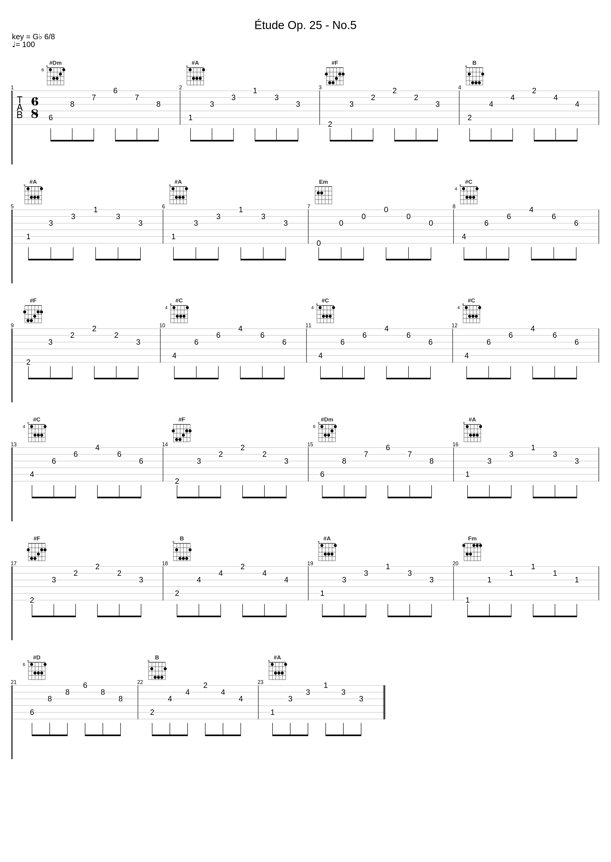 Étude Op. 25 - No.5_Frédéric Chopin_1