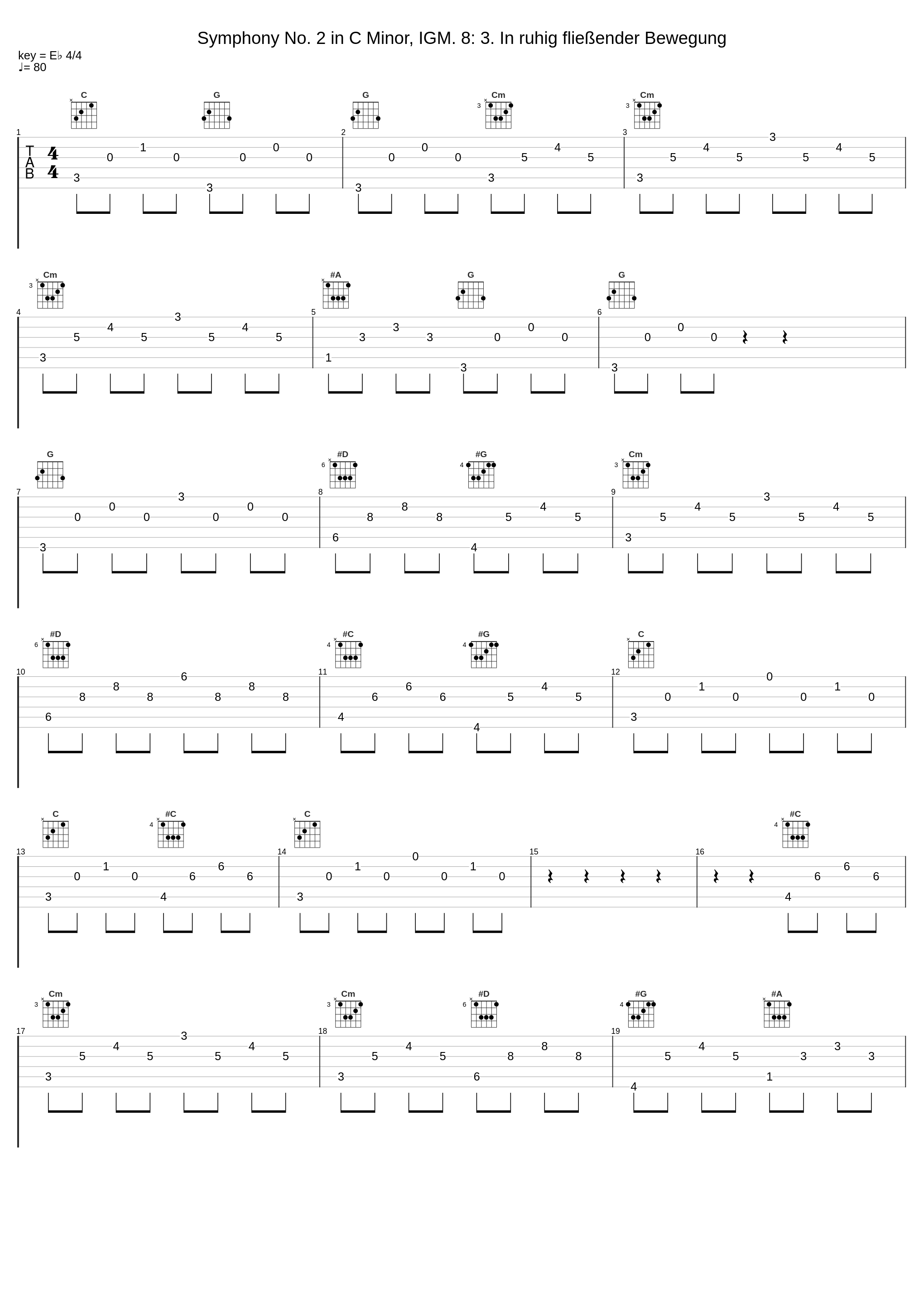 Symphony No. 2 in C Minor, IGM. 8: 3. In ruhig fließender Bewegung_David Ennarqua,Gustav Mahler_1