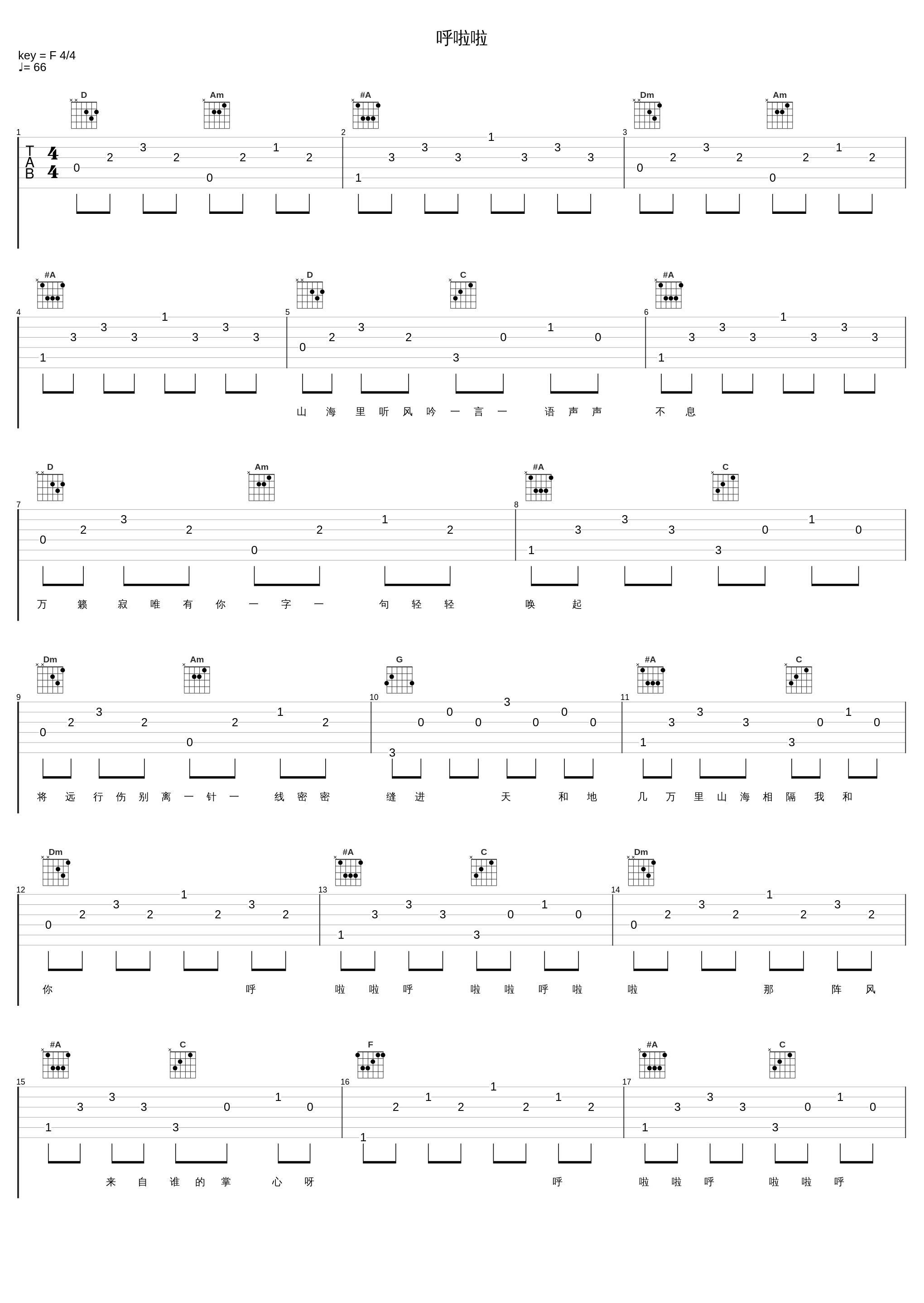 呼啦啦_张赫宣_1