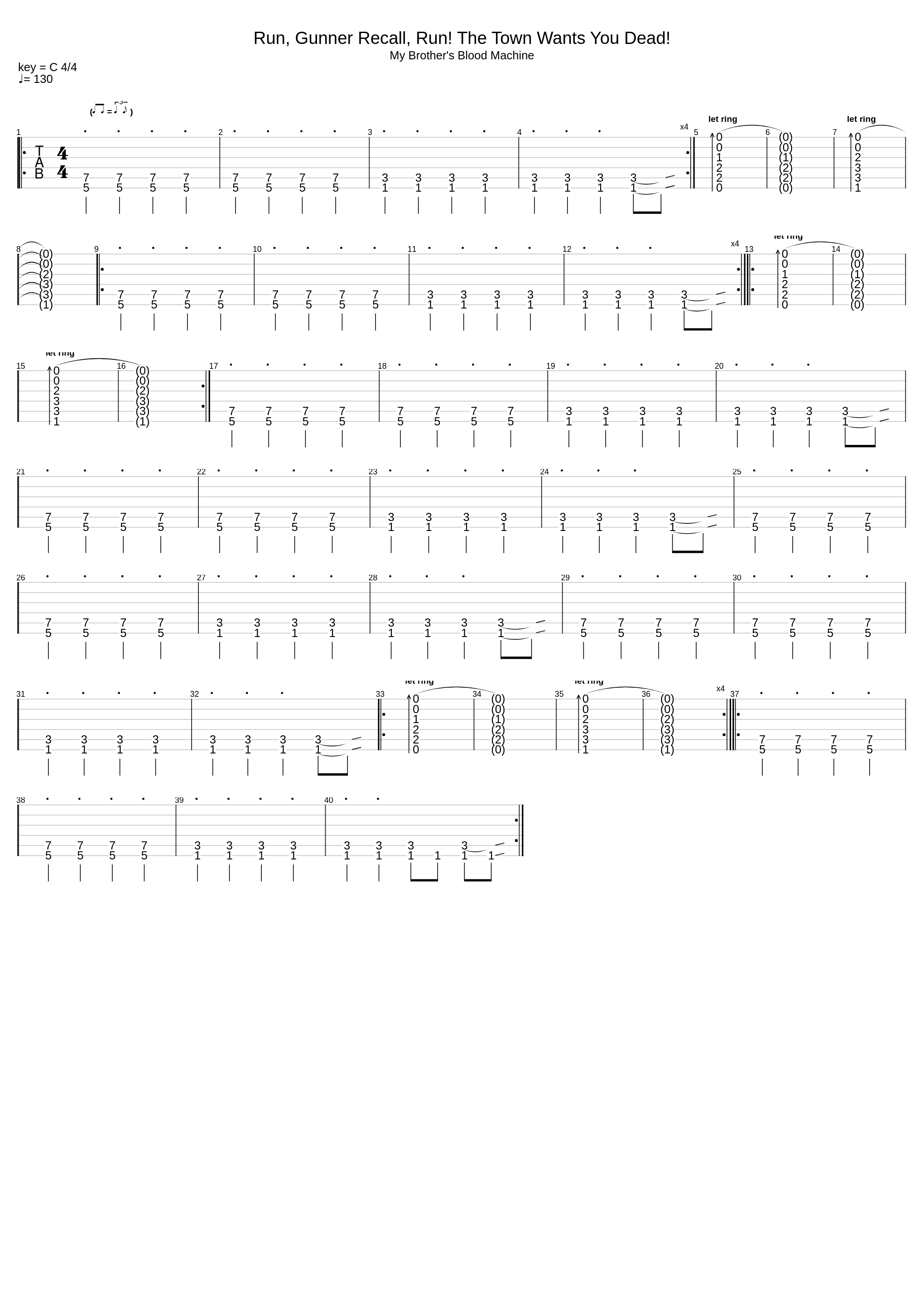 Run Gunner Recall Run The Town Wants You Dead_The Prize Fighter Inferno_1