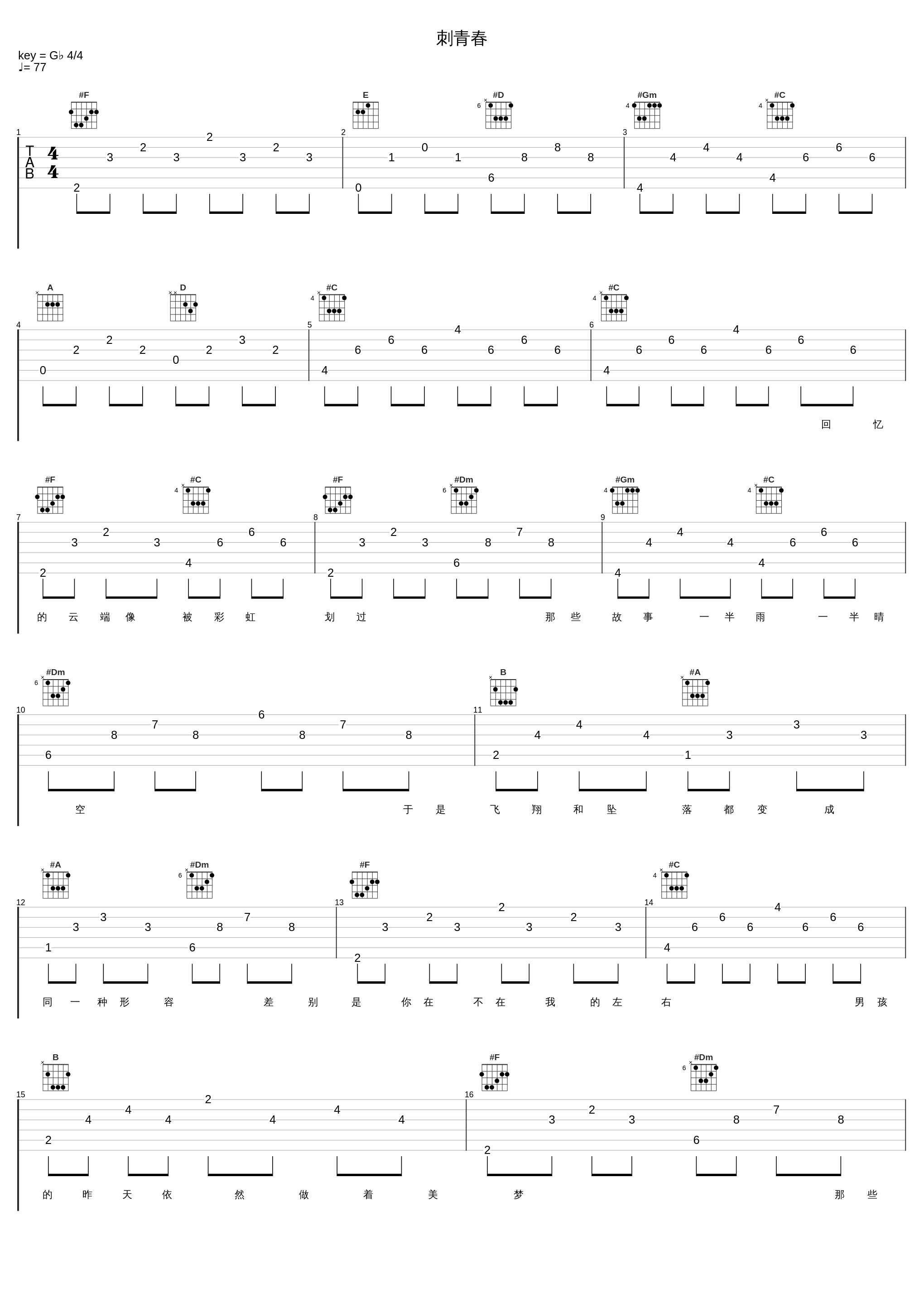 刺青春_F.I.R.飞儿乐团_1