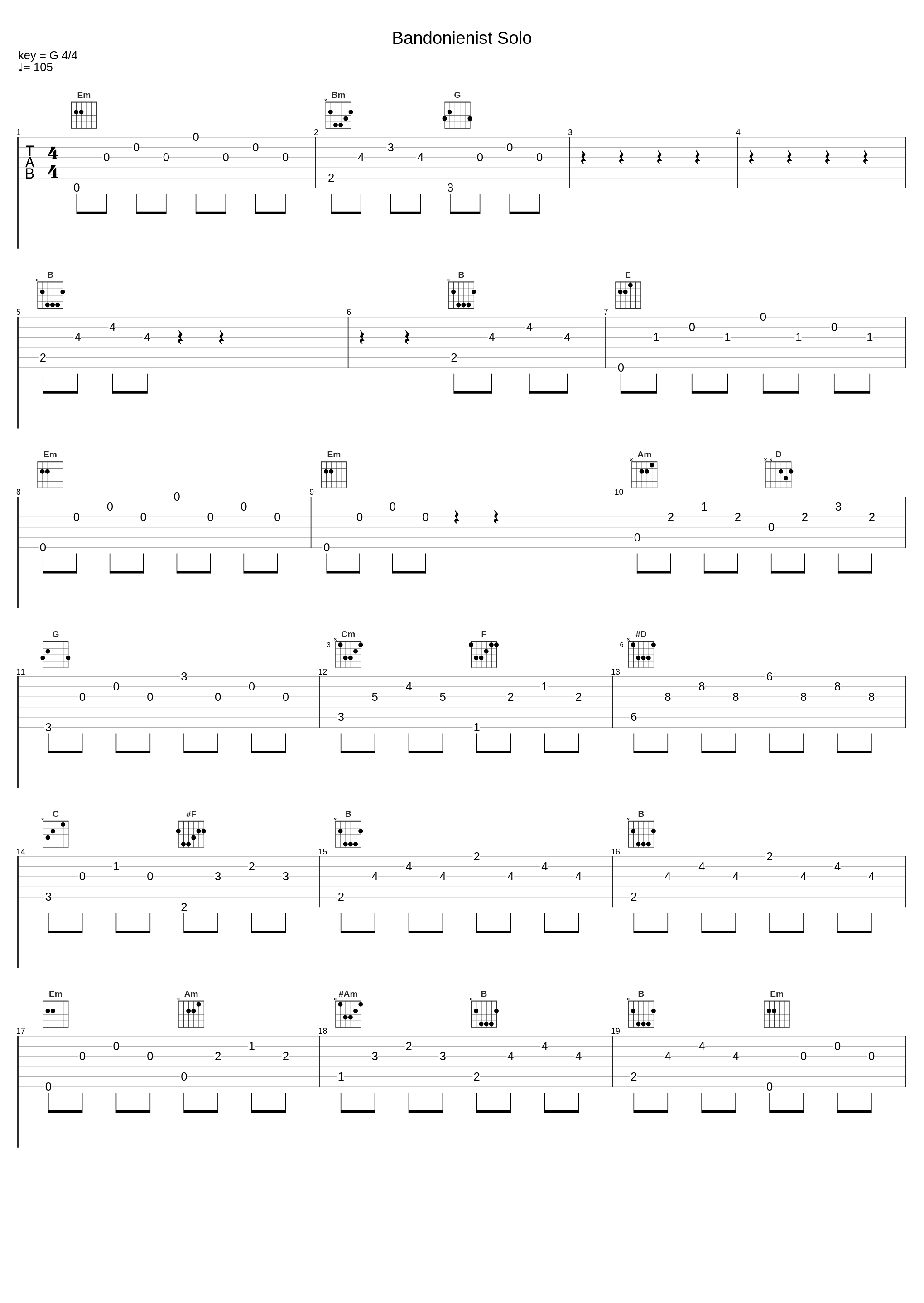 Bandonienist Solo_张信哲_1