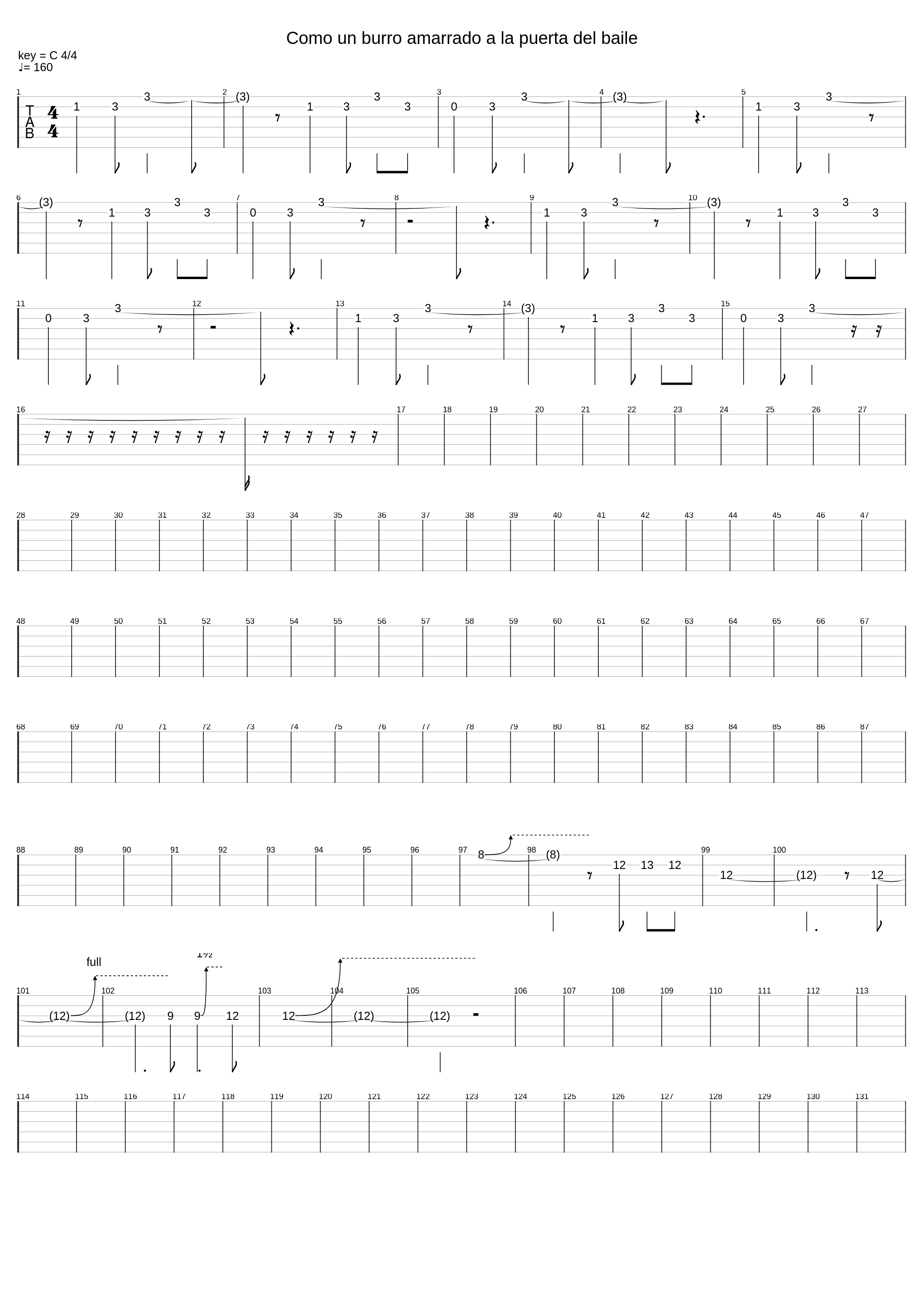 Como Un Burro Amarrado A La Puerta Del Baile_El Ultimo De La Fila_1