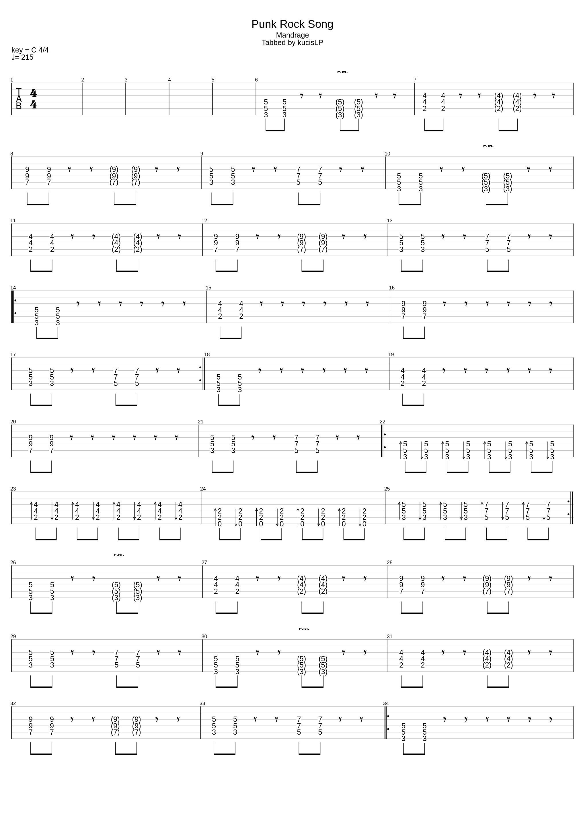 Punk Rock Song_Mandrage_1