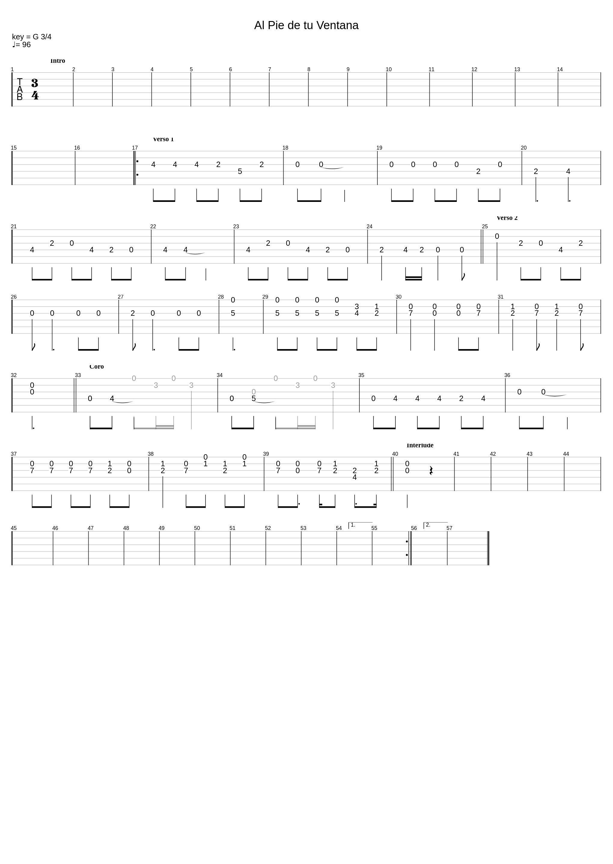 Al Pie De Tu Ventana_Tuna_1