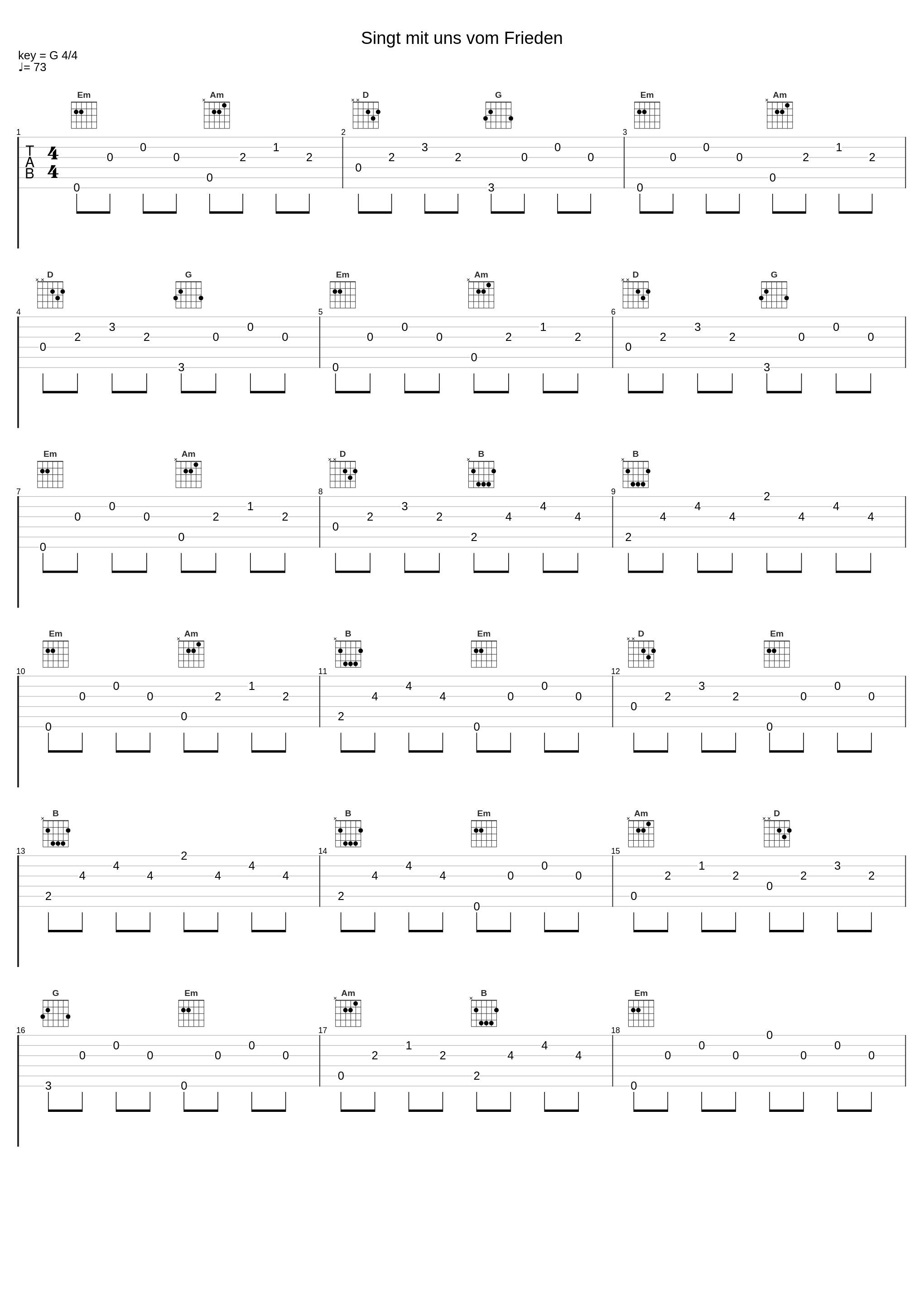 Singt mit uns vom Frieden_Reinhard Horn_1