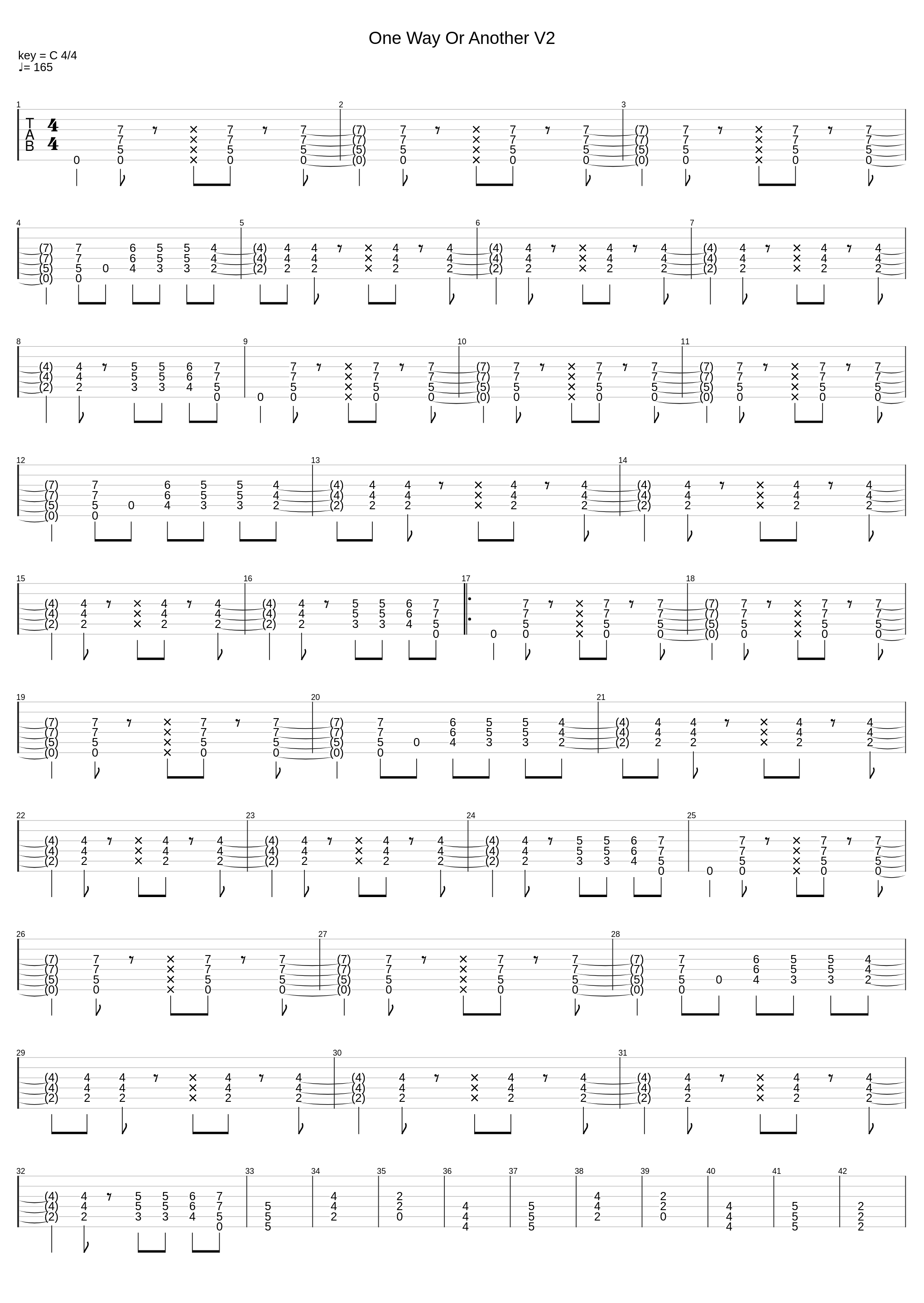 One Way Or Another V2_Blondie_1