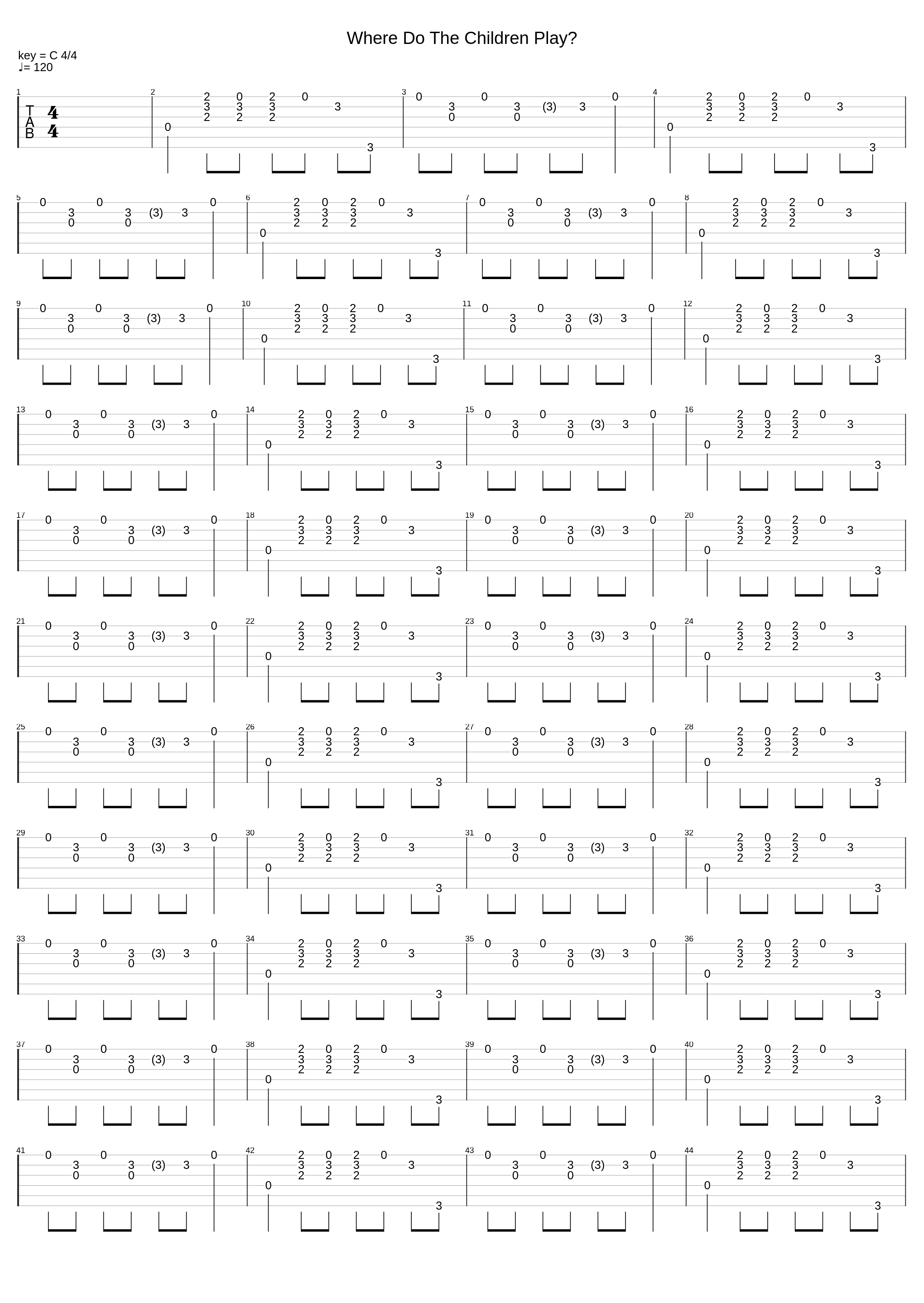 Where Do The Children Play_Cat Stevens_1