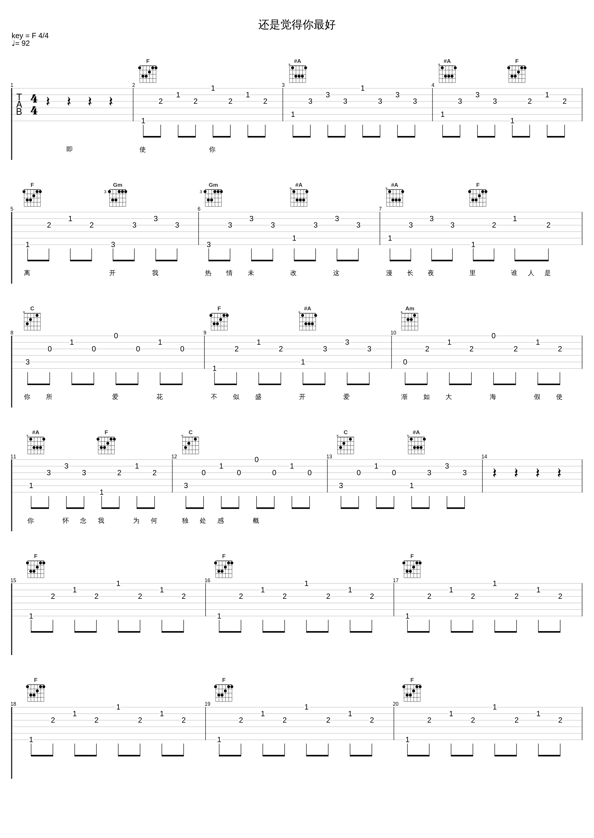 还是觉得你最好_张学友_1