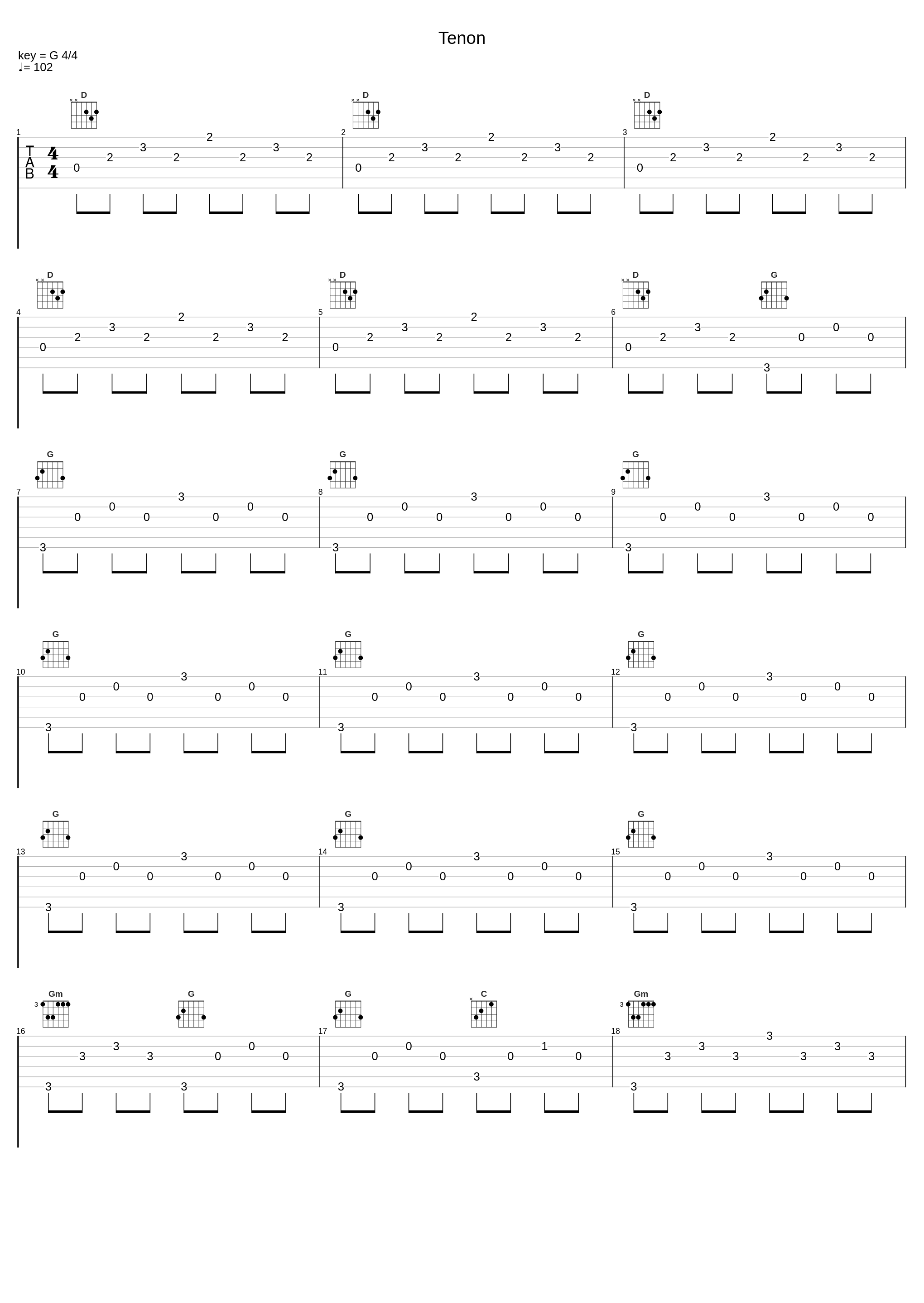 Tenon_Chapters_1