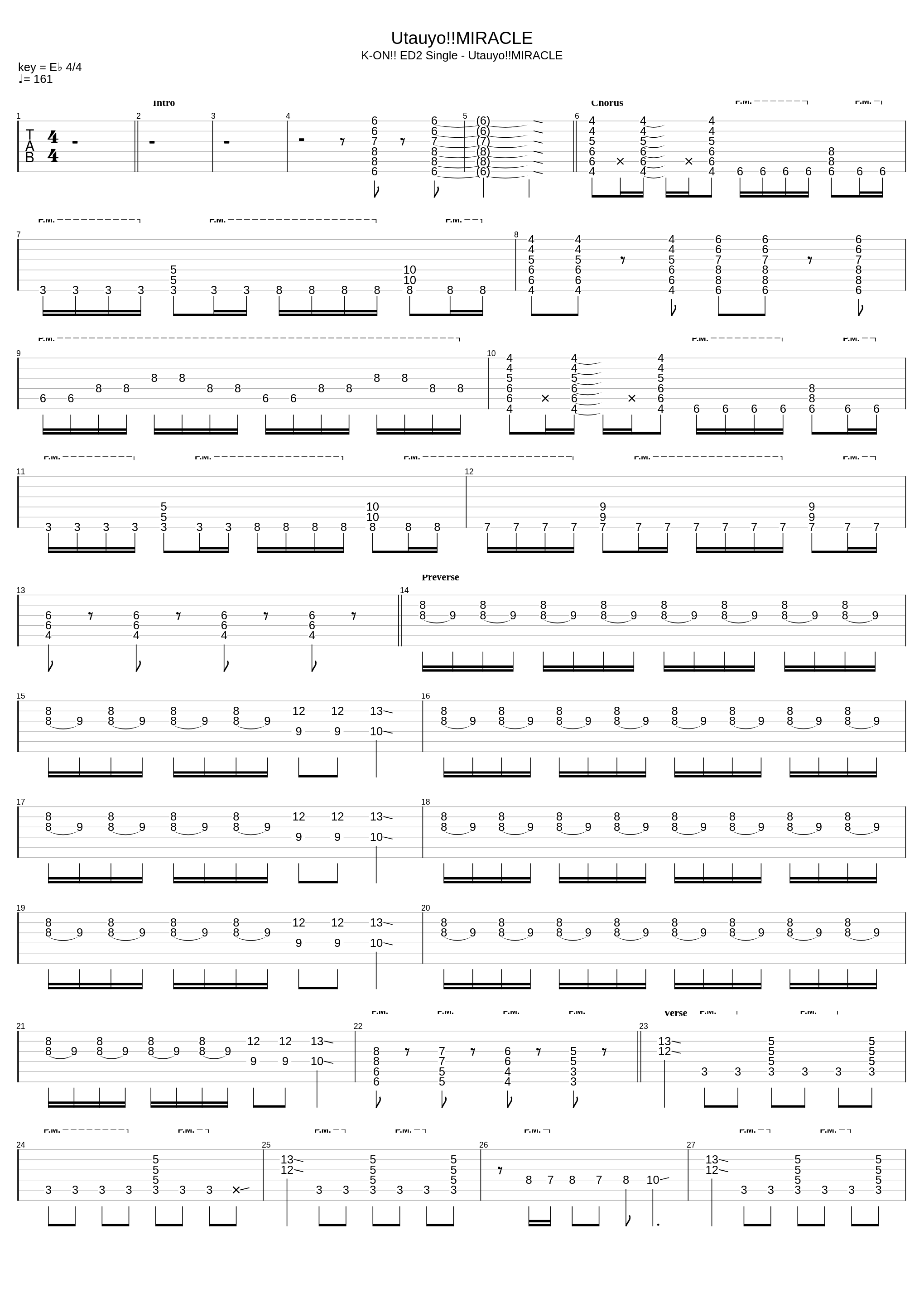 Utauyo!!MIRACLE_Houkago Tea Time_1