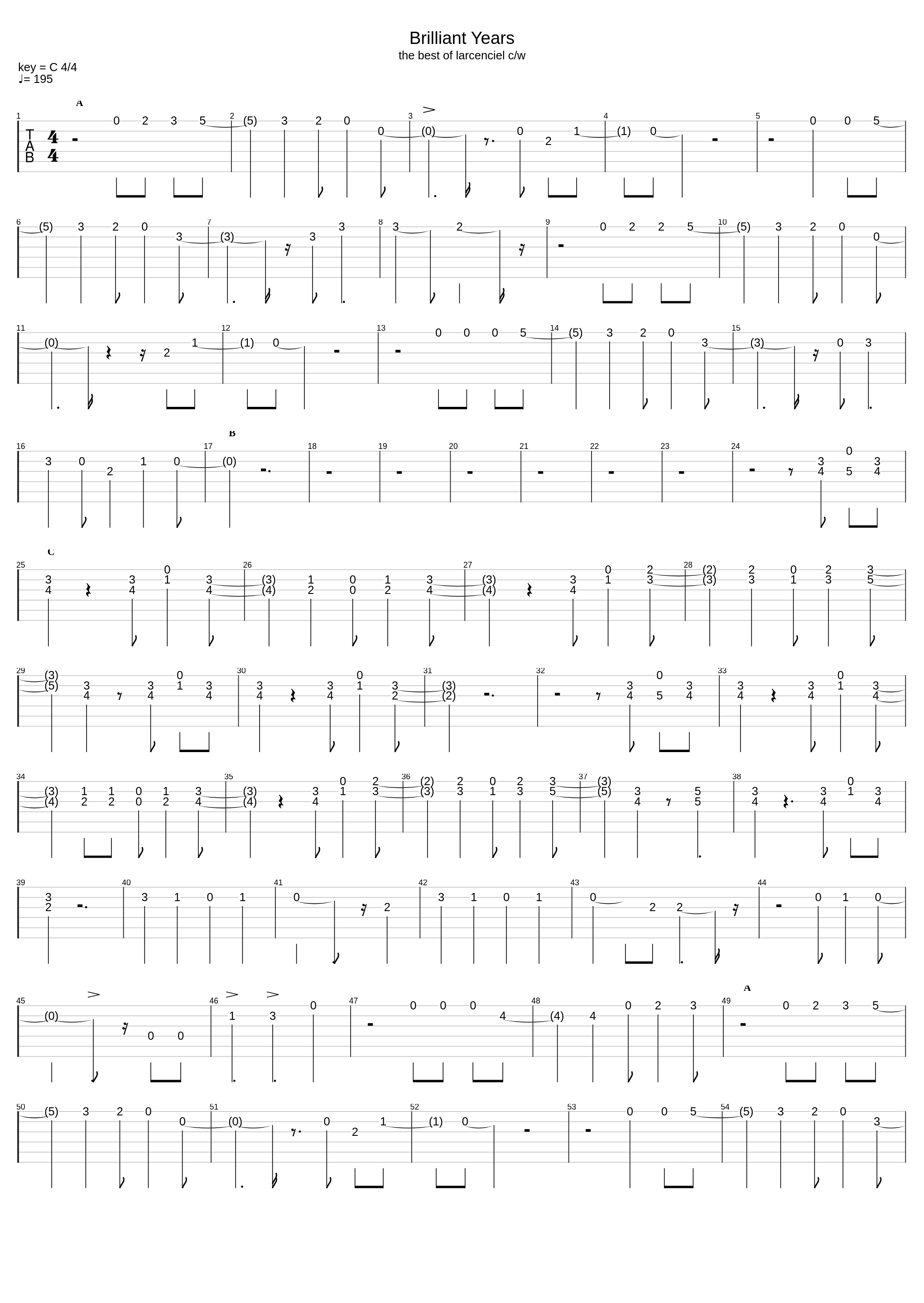 Brilliant Years_L'Arc~en~Ciel_1