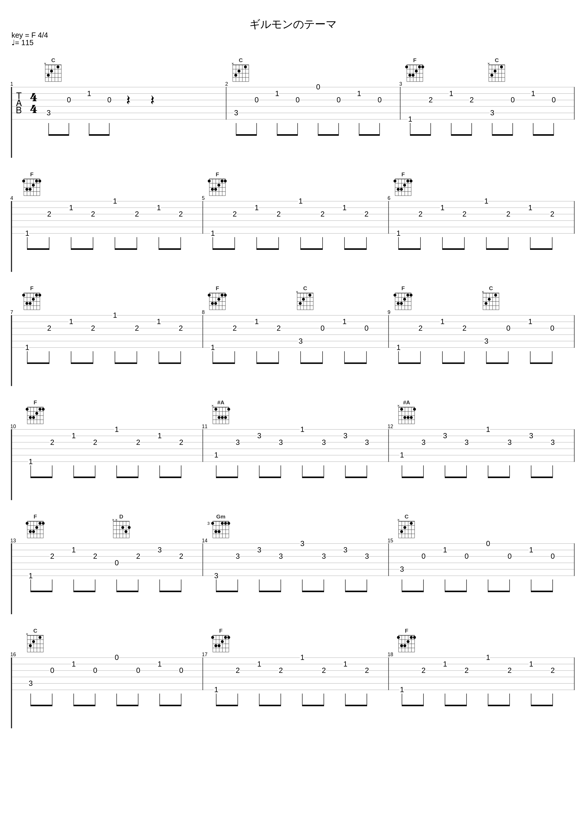 ギルモンのテーマ_有泽孝纪_1