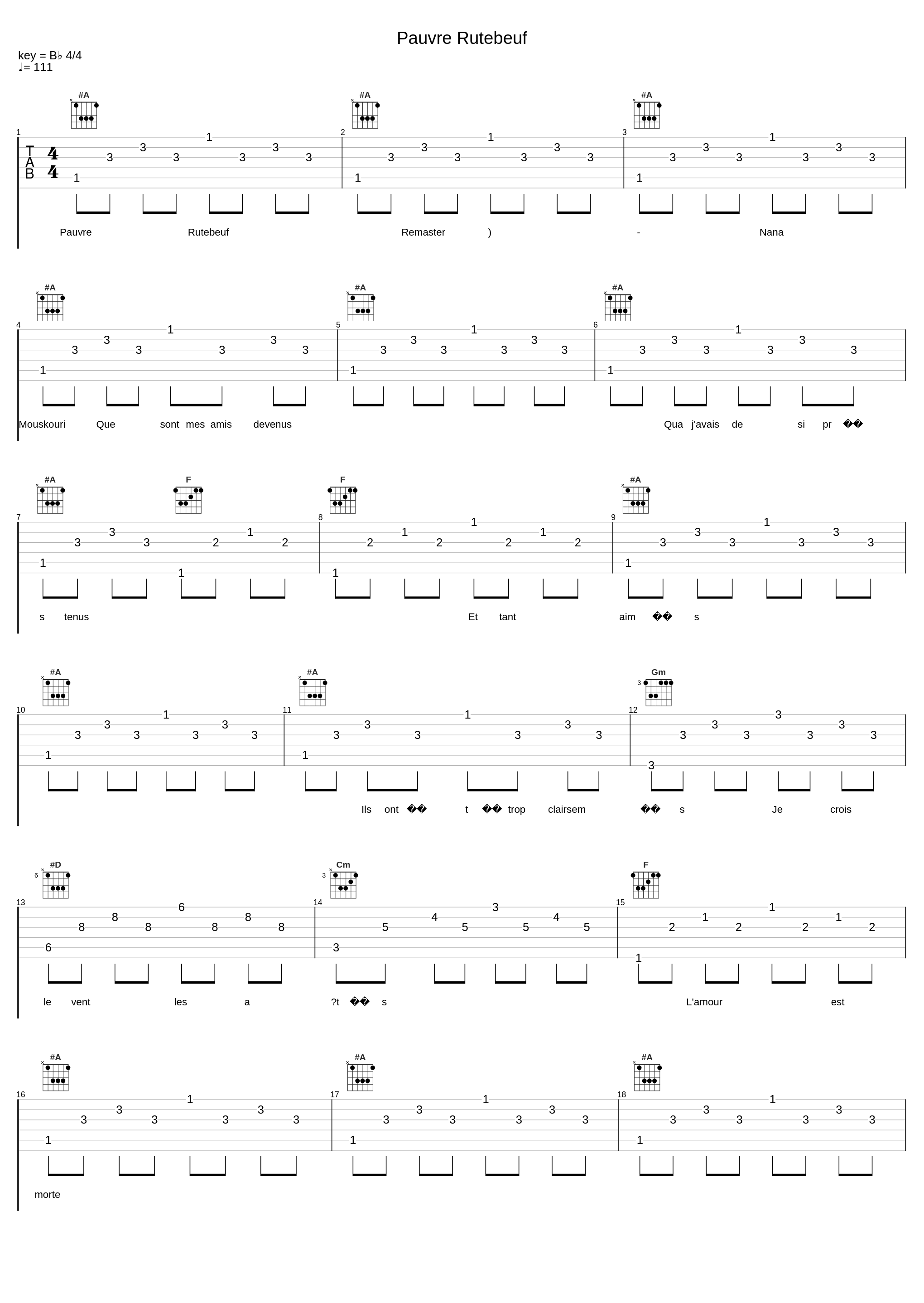 Pauvre Rutebeuf_Nana Mouskouri_1