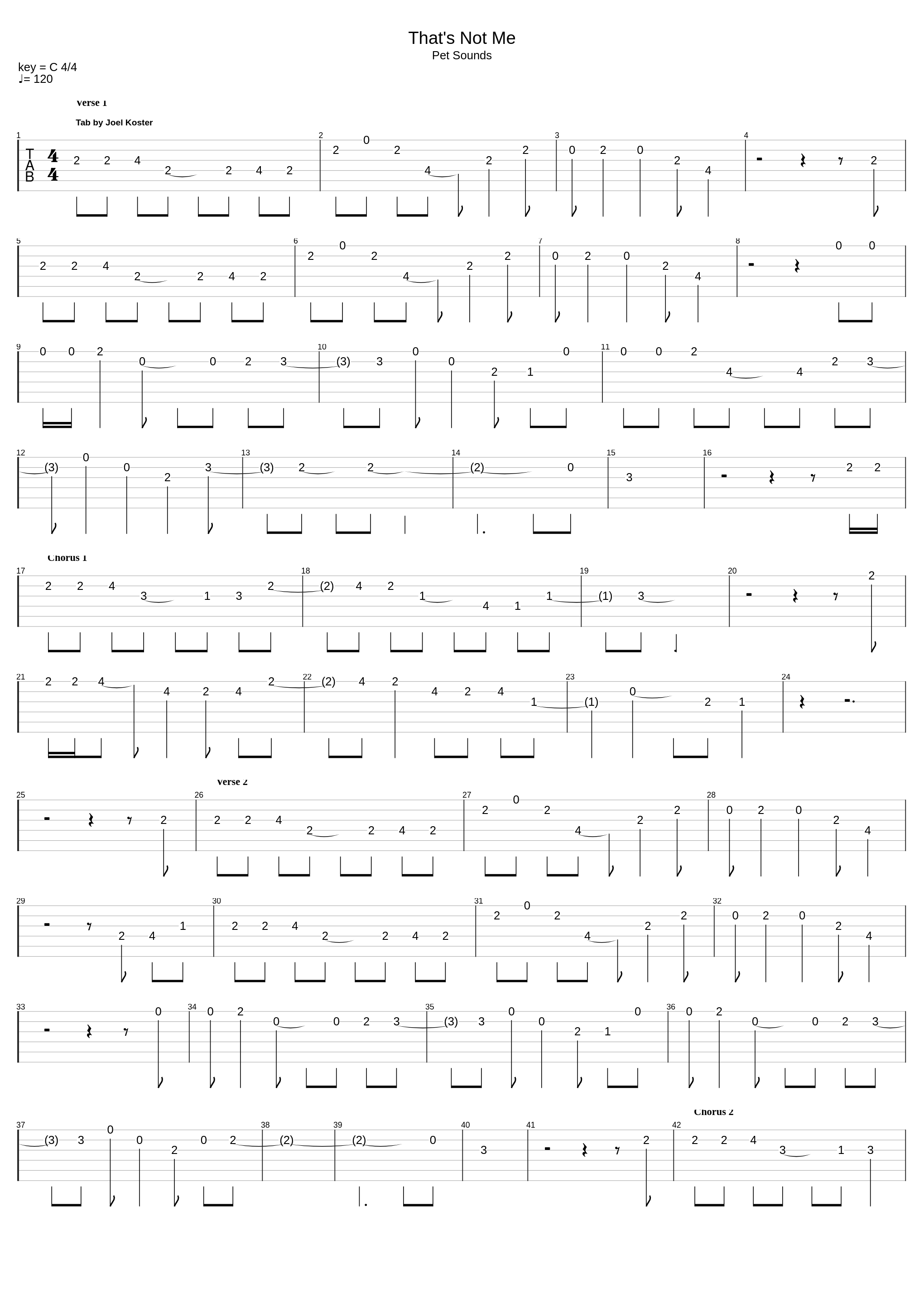 That's Not Me_The Beach Boys_1