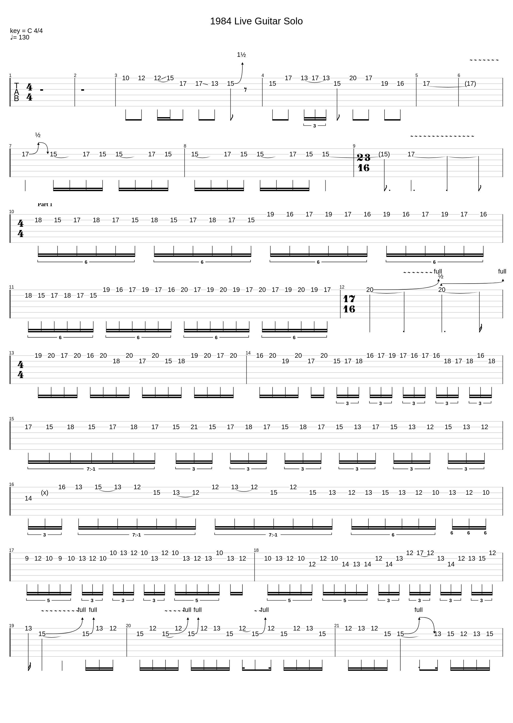 1984 Live Guitar Solo_Yngwie Malmsteen_1