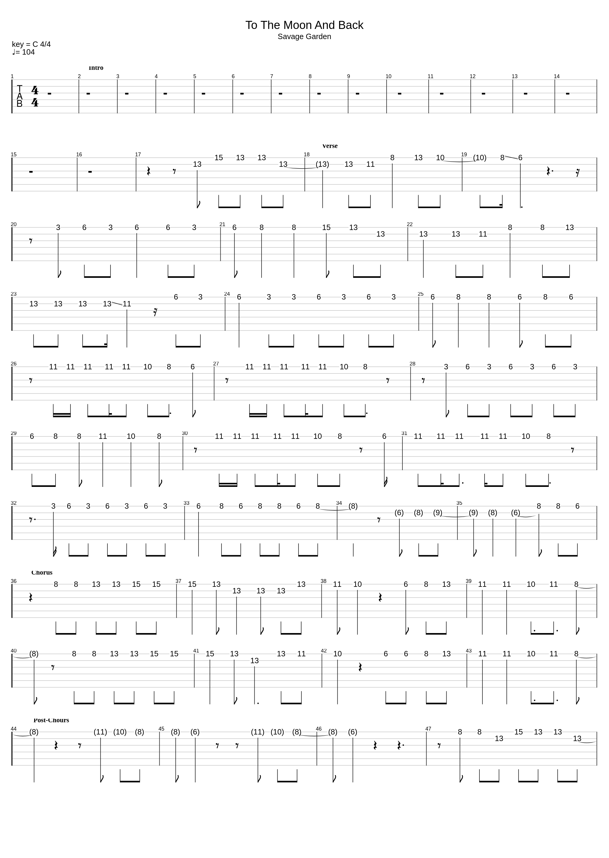 To the Moon and Back (full band)_Savage Garden_1