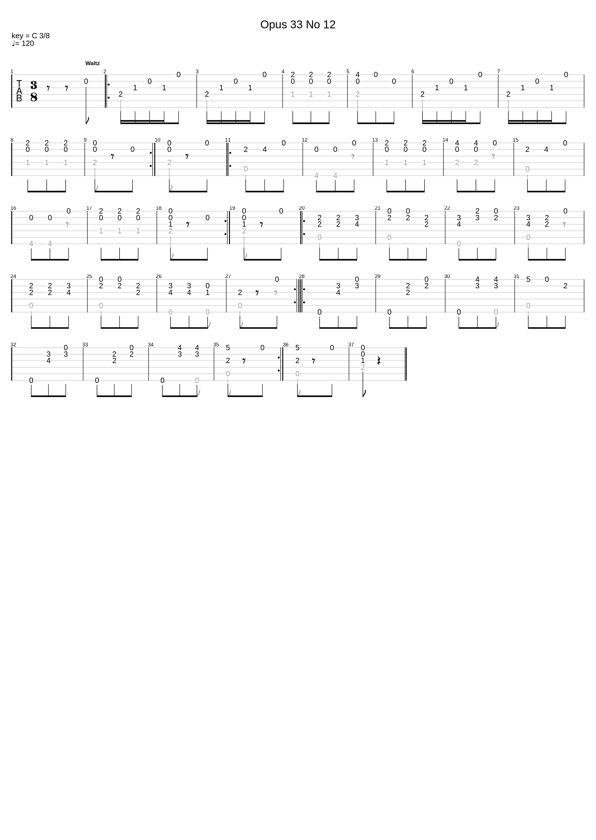 Opus 33 No 12_Ferdinando Carulli_1