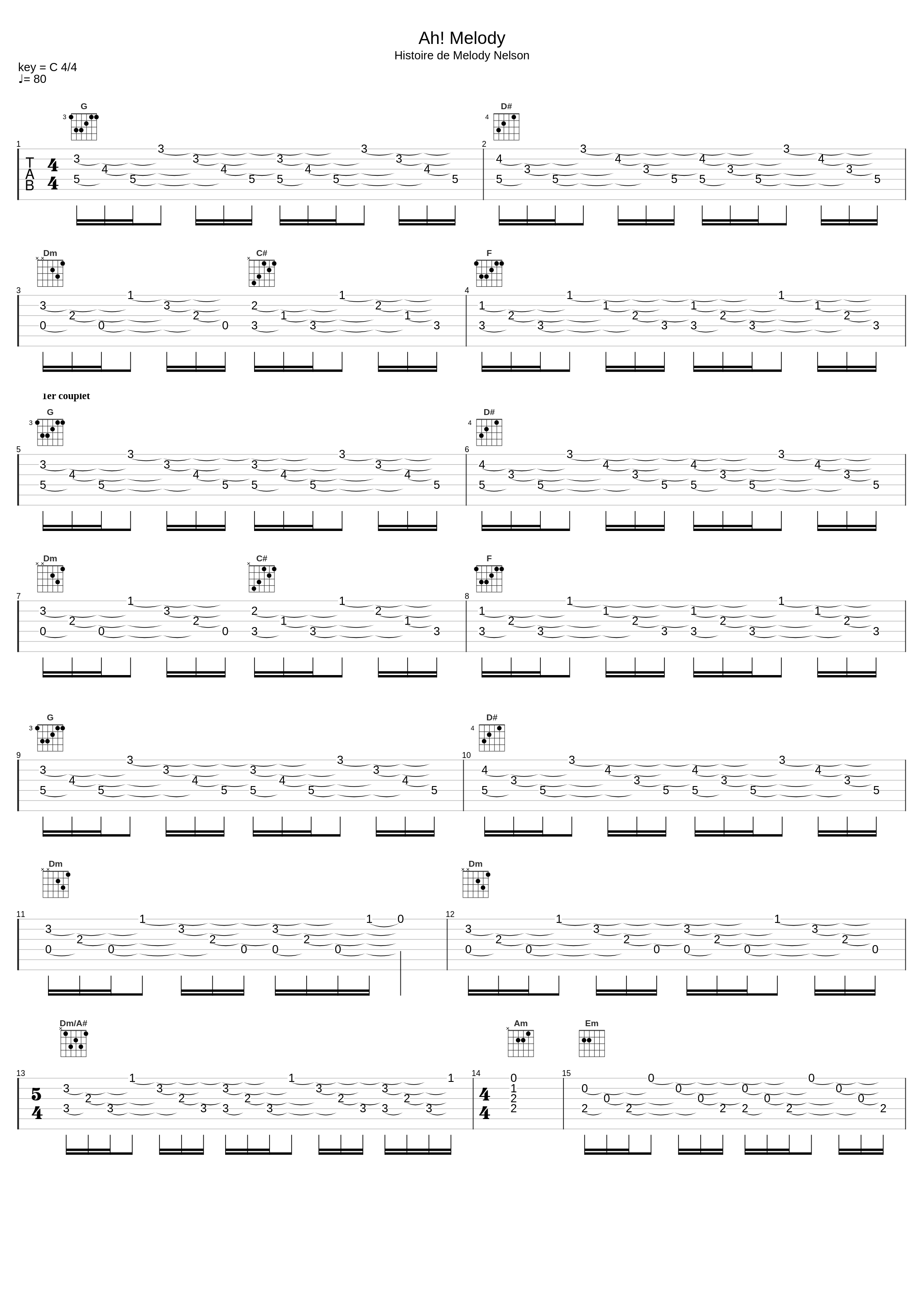 Ah! Melody_Serge Gainsbourg_1