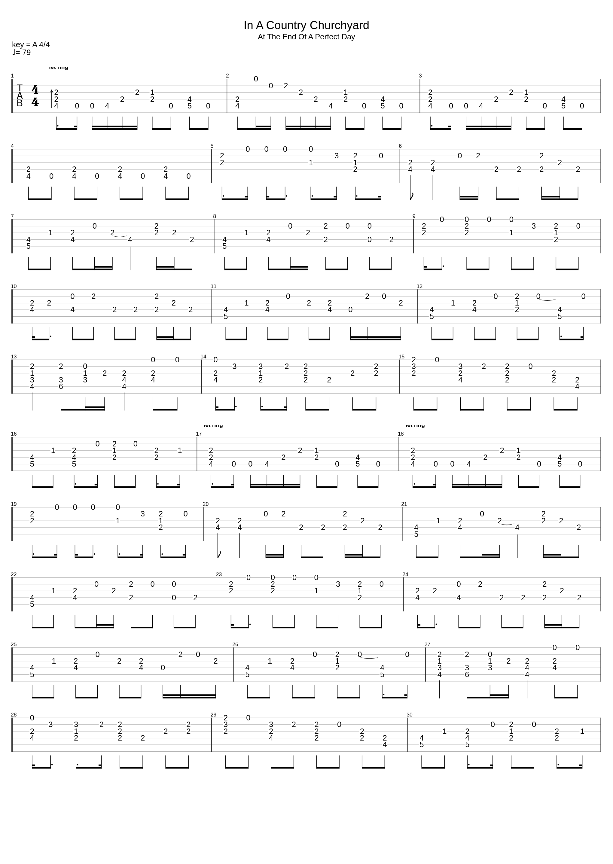 In A Country Churchyard_Chris De Burgh_1