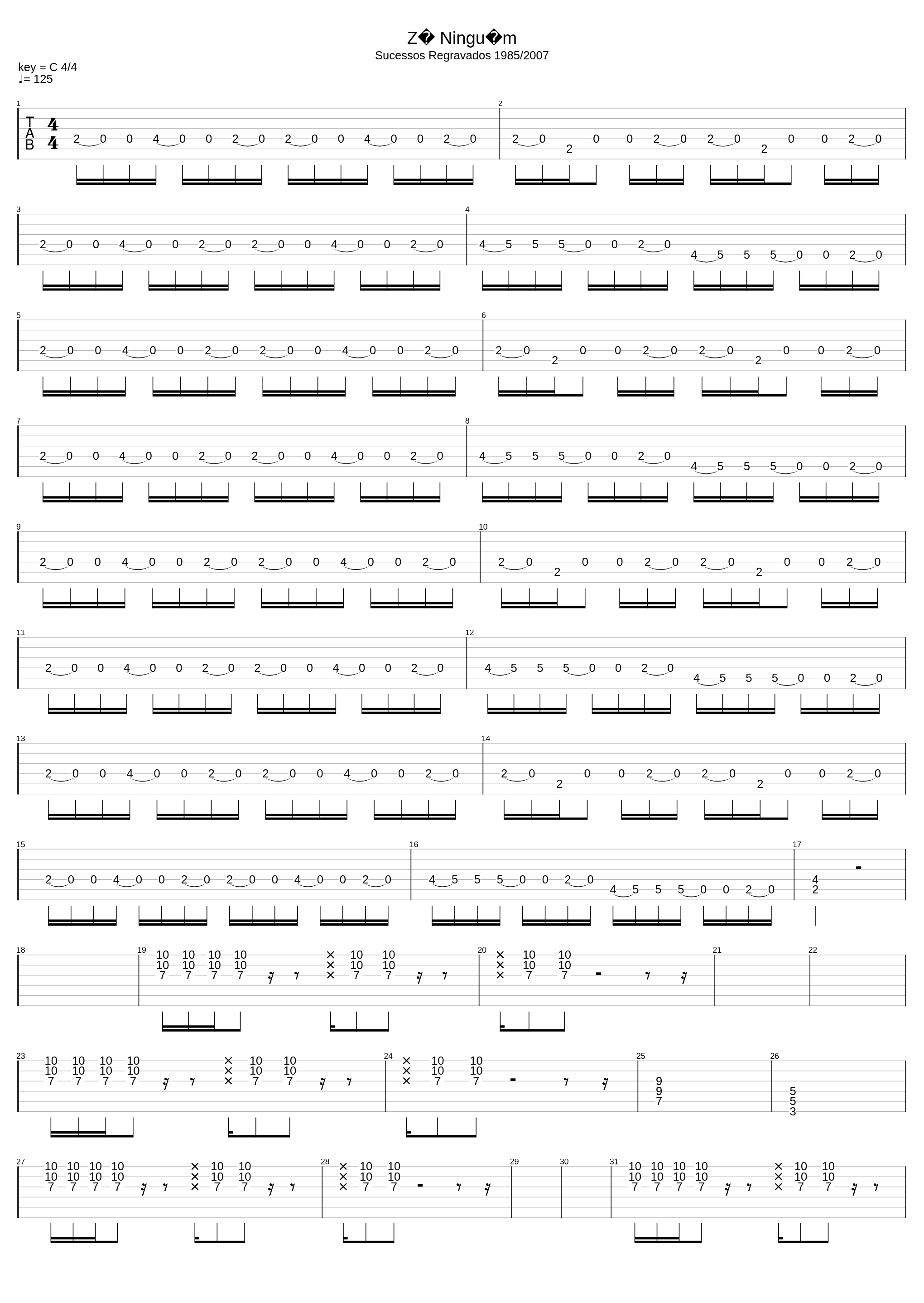 Zé Ninguém_Biquini Cavadão_1