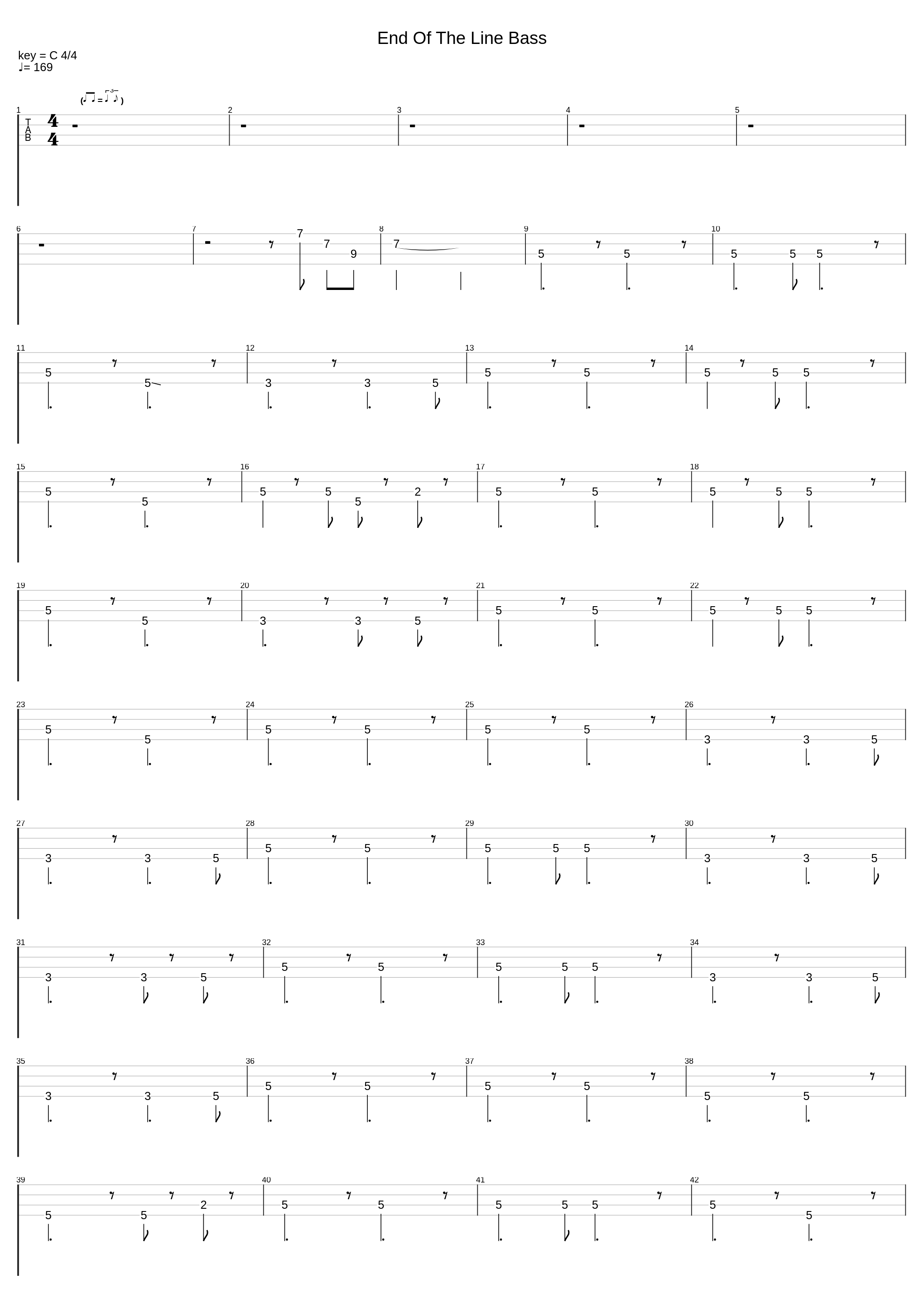 End Of The Line Bass_Traveling Wilburys_1