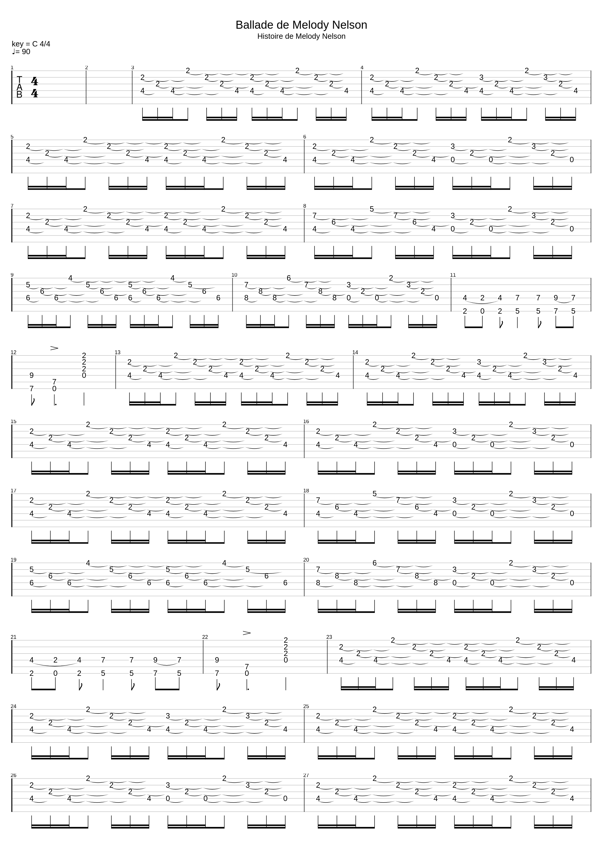 Ballade De Melody Nelson_Serge Gainsbourg_1