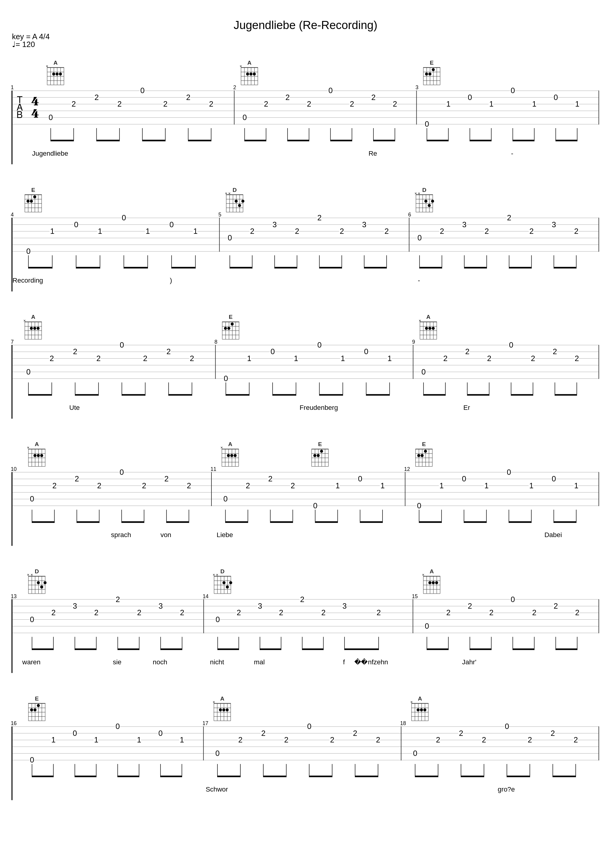 Jugendliebe (Re-Recording)_Ute Freudenberg_1