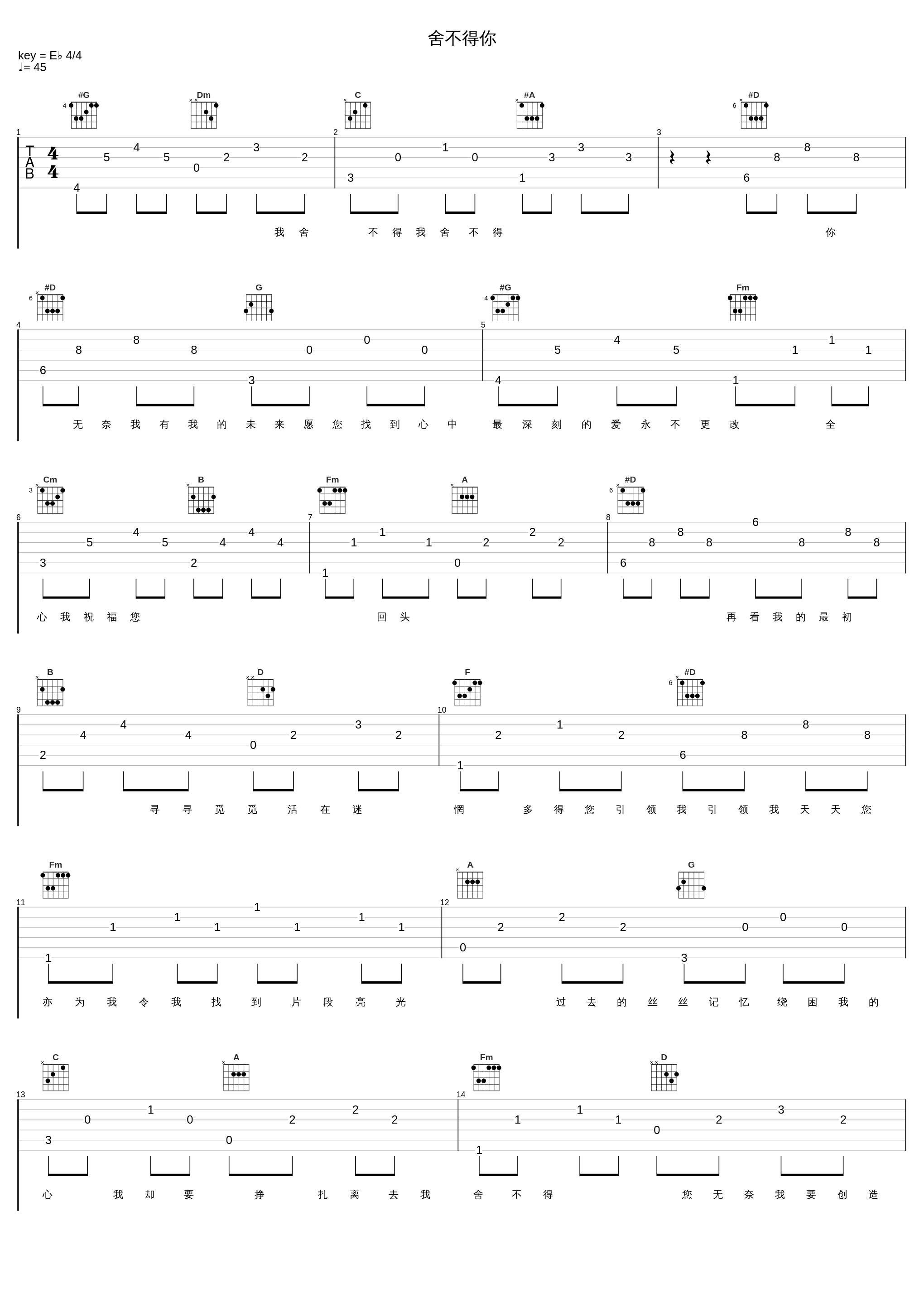舍不得你_郑秀文_1