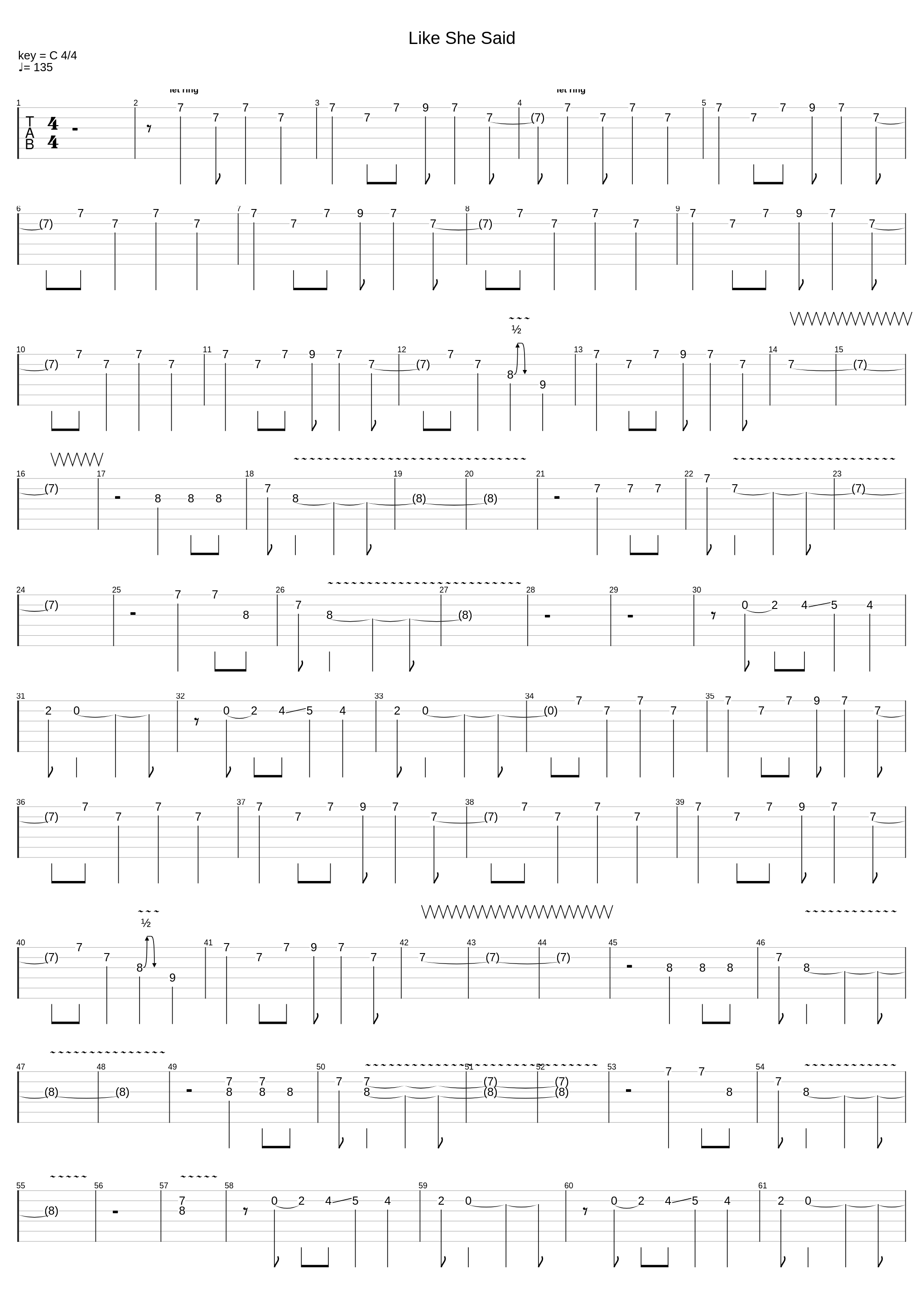 Like She Said_The Exponents_1