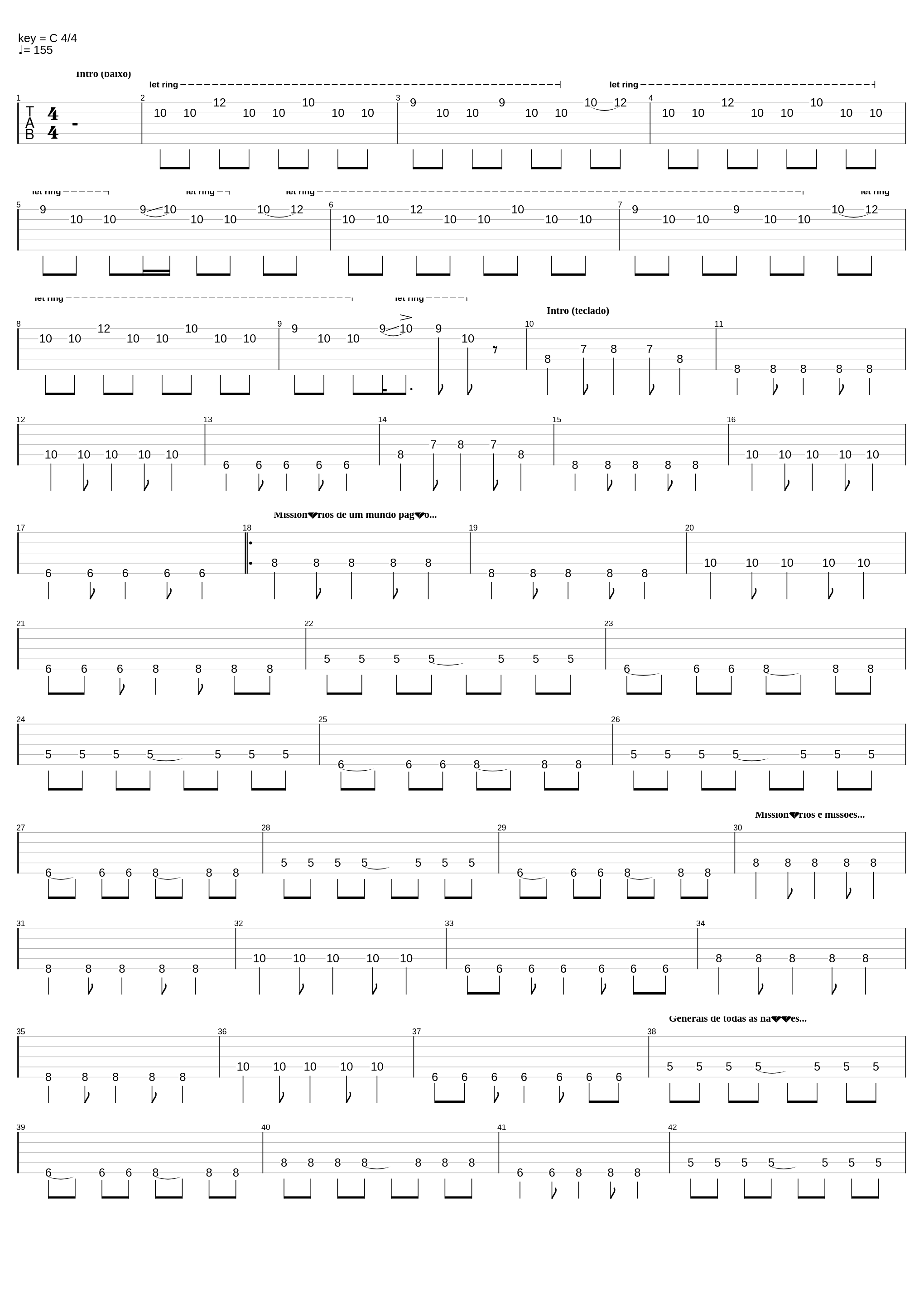 Carta Aos Missionarios_Biquini Cavadão_1
