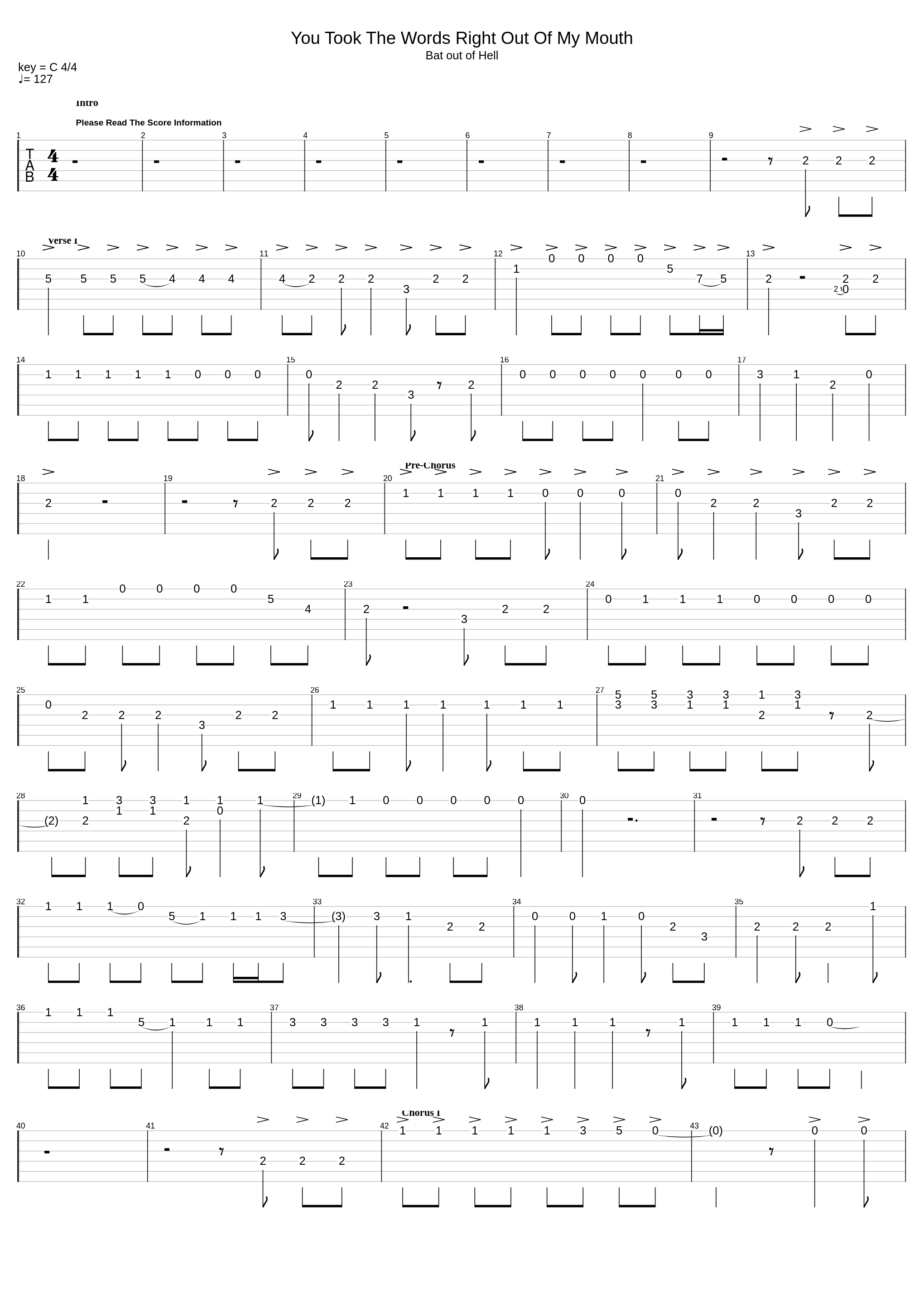 You Took The Words Right Out Of My Mouth_Meat Loaf_1
