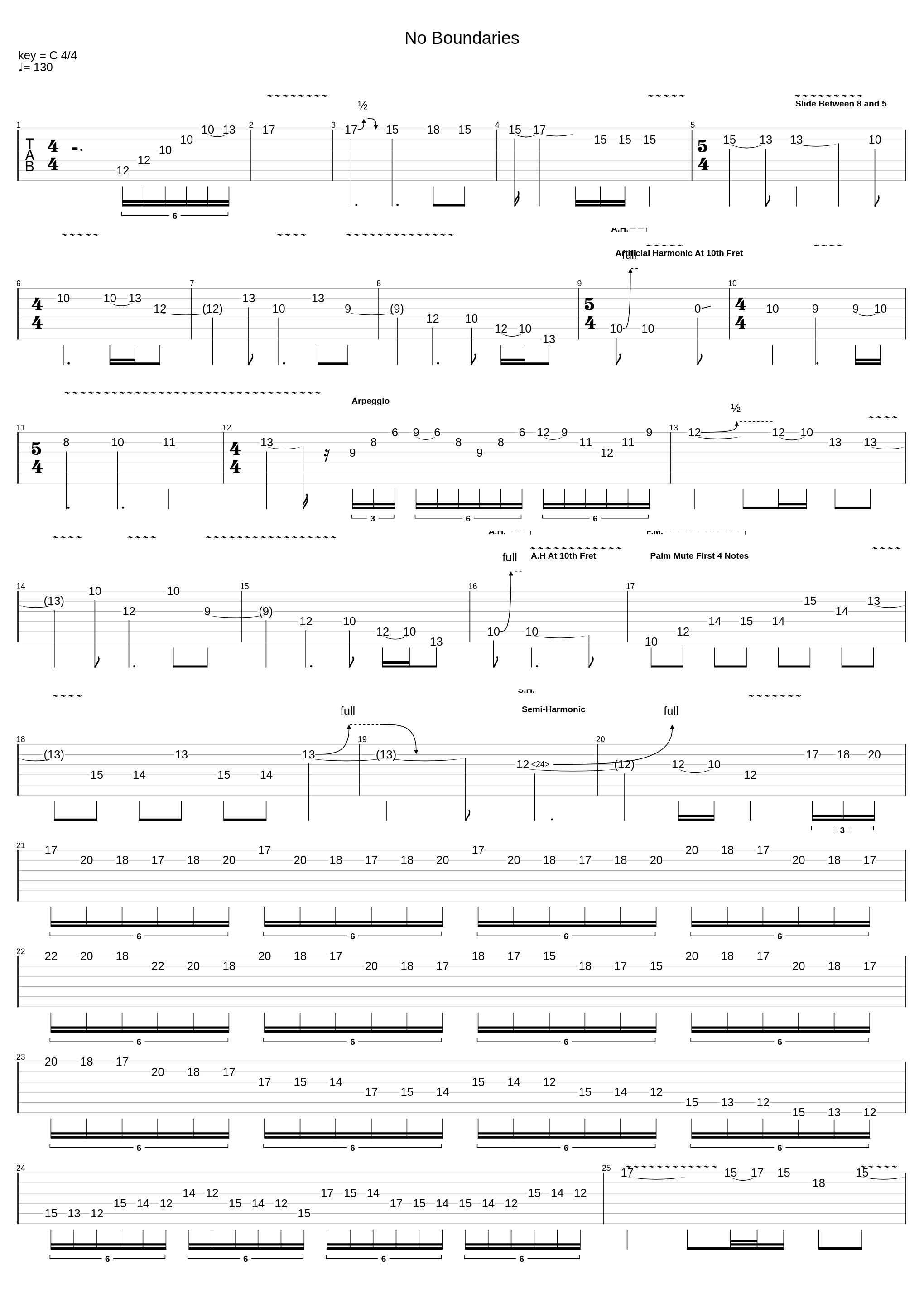 No Boundaries_Michael Angelo Batio_1