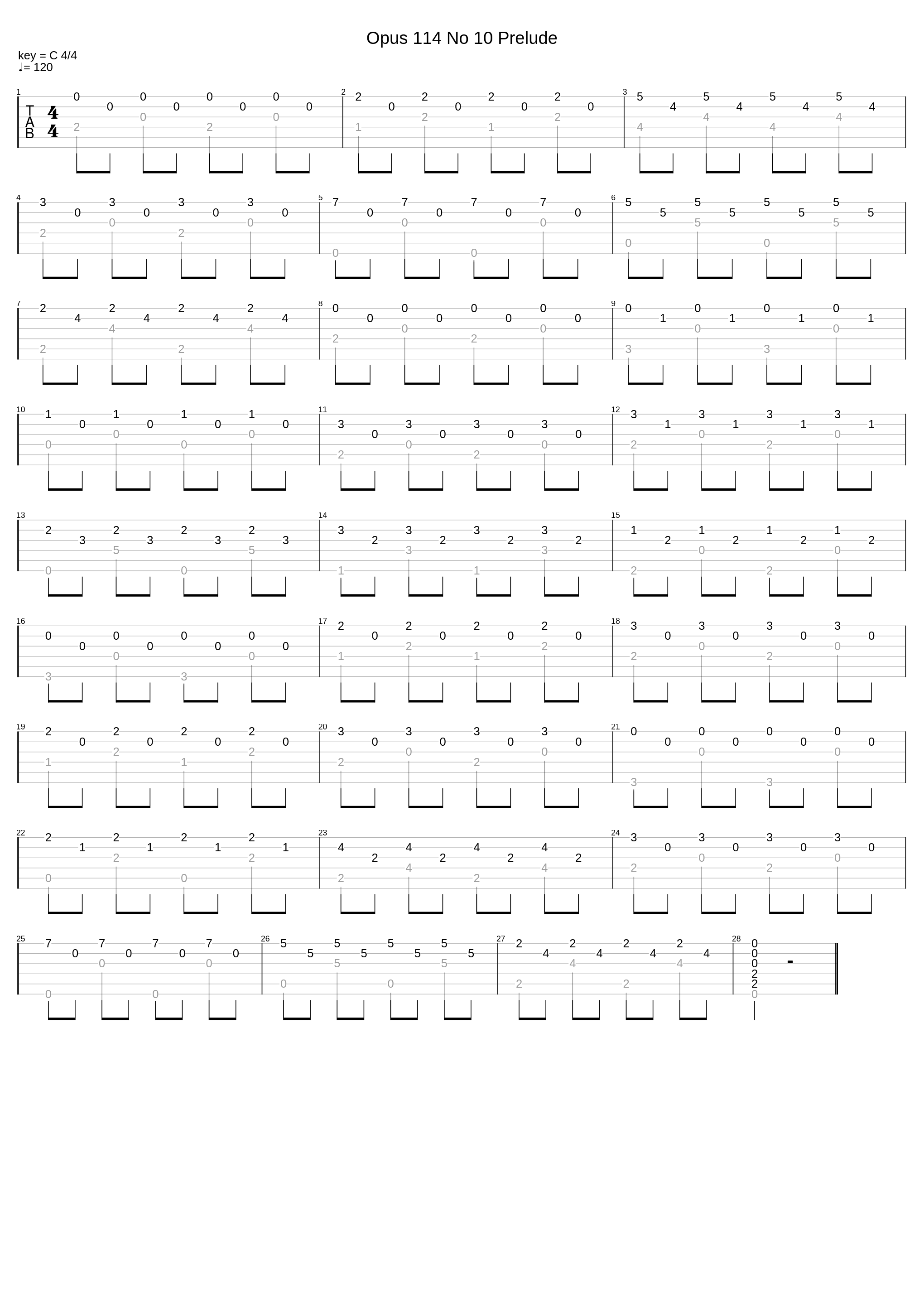 Opus 114 No 10 Prelude_Ferdinando Carulli_1