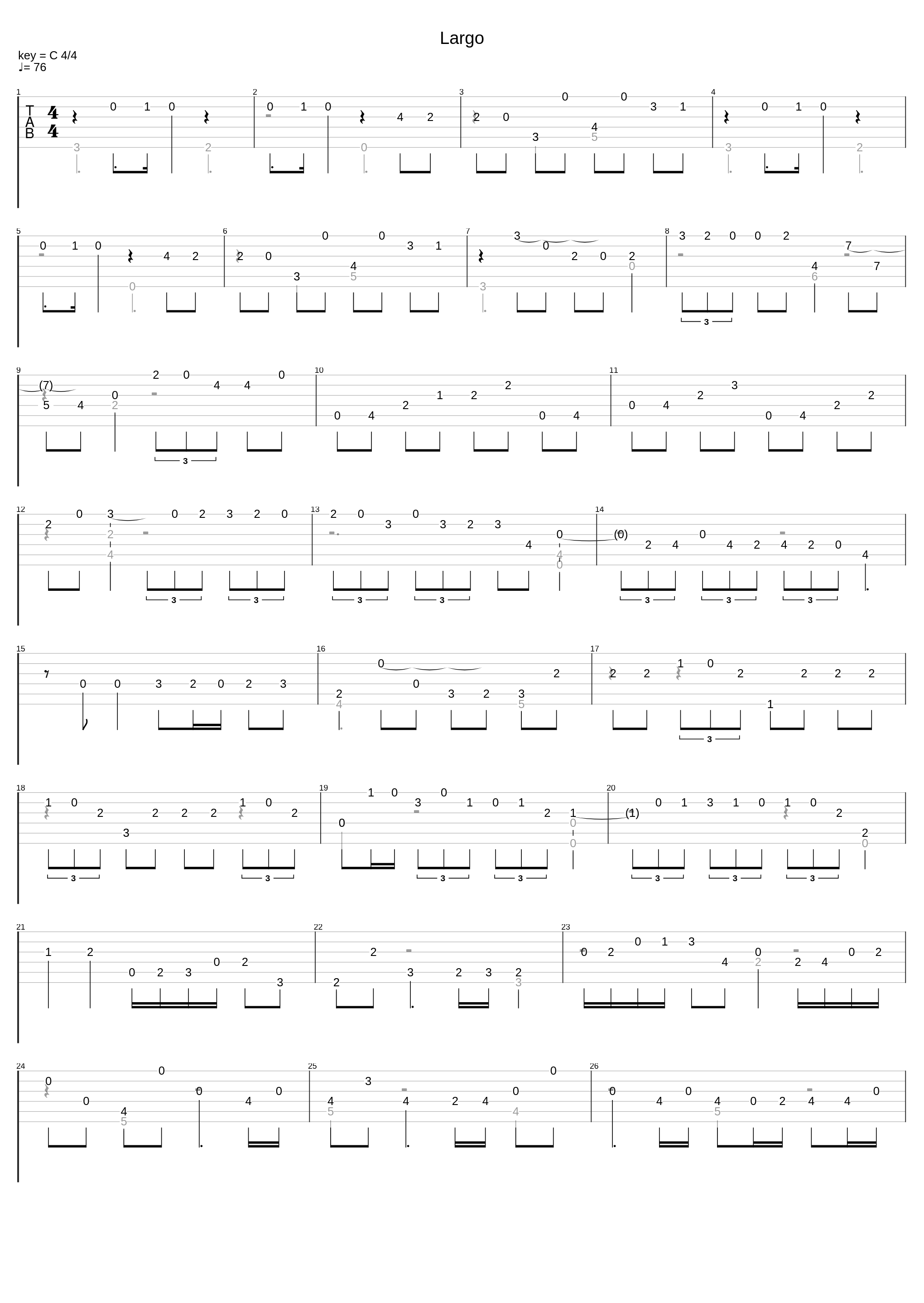 Largo_Georg Philipp Telemann_1