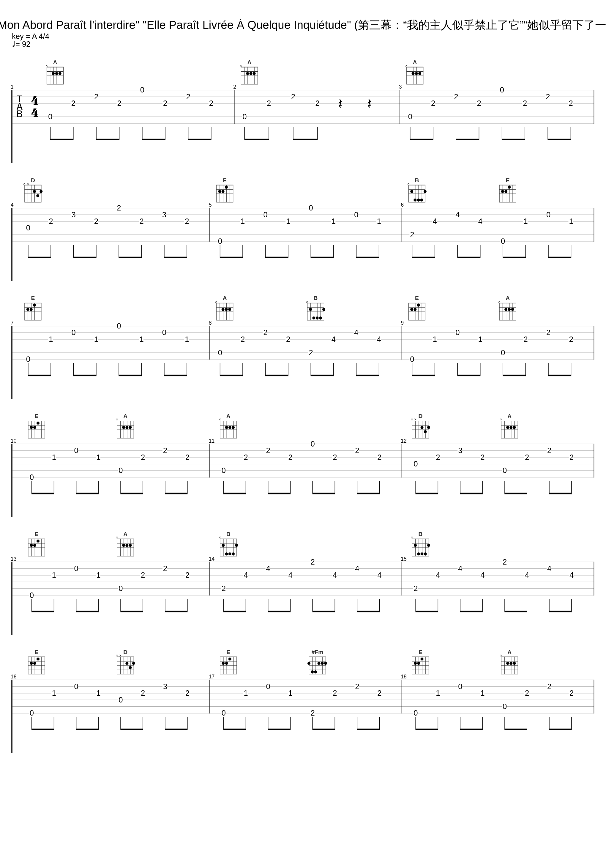 Act III: "Mon Abord Paraît l'interdire" "Elle Paraît Livrée À Quelque Inquiétude" (第三幕：“我的主人似乎禁止了它”“她似乎留下了一些担忧”)_Jennifer Smith_1