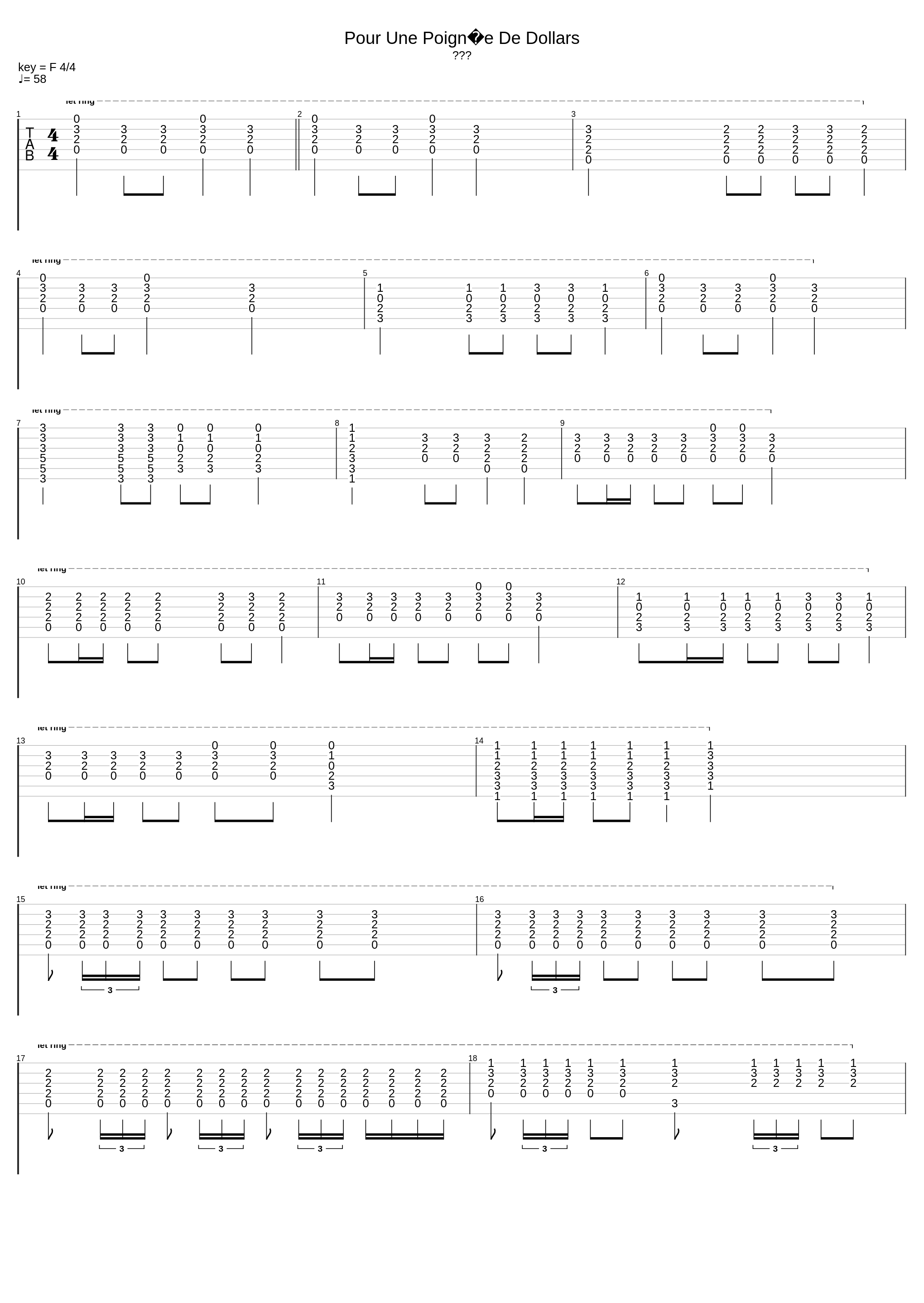 Pour Une Poigne De Dollards_Ennio Morricone_1