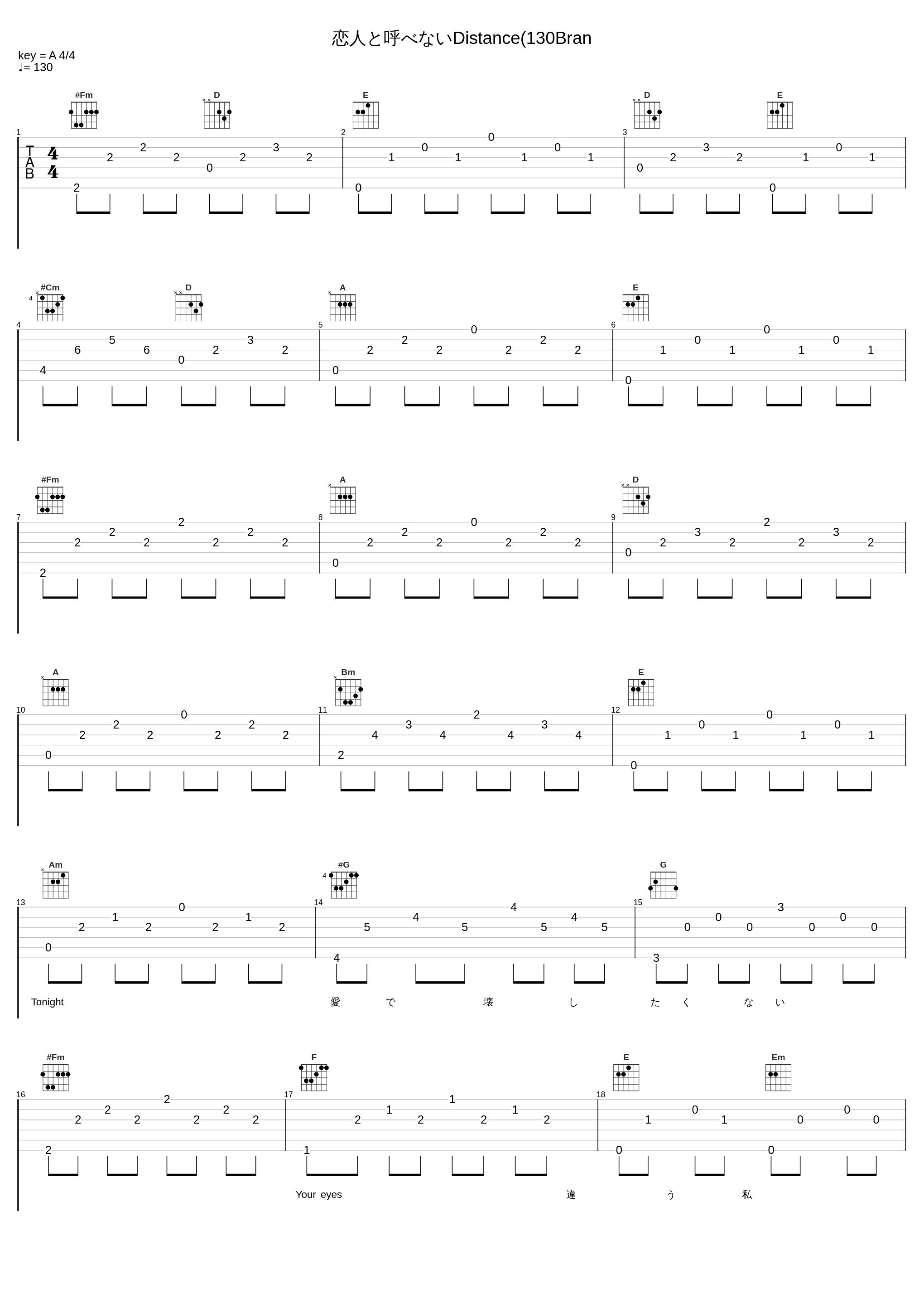 恋人と呼べないDistance(130Bran_MANISH_1