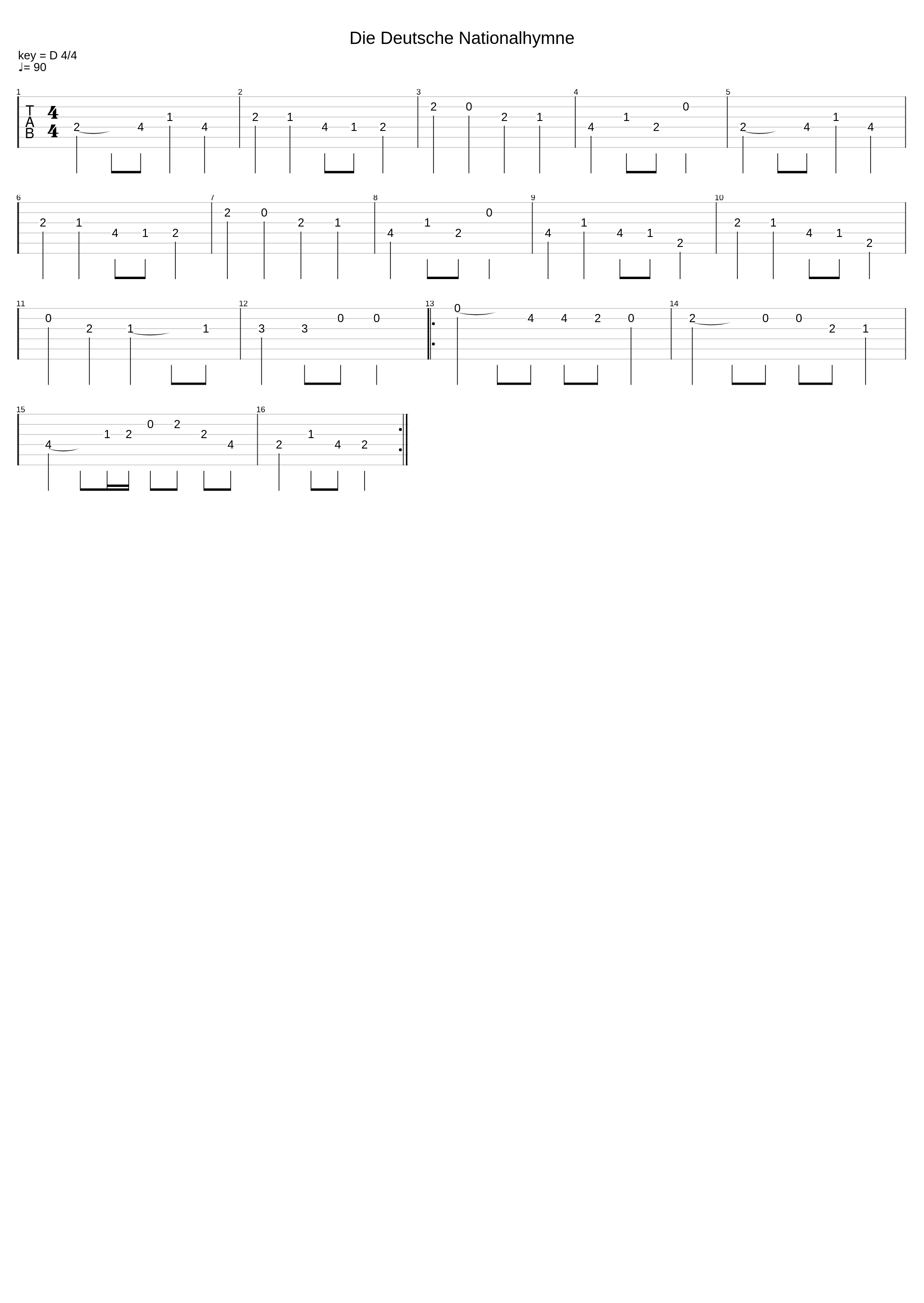 Die Deutsche Nationalhymne_National Anthems_1