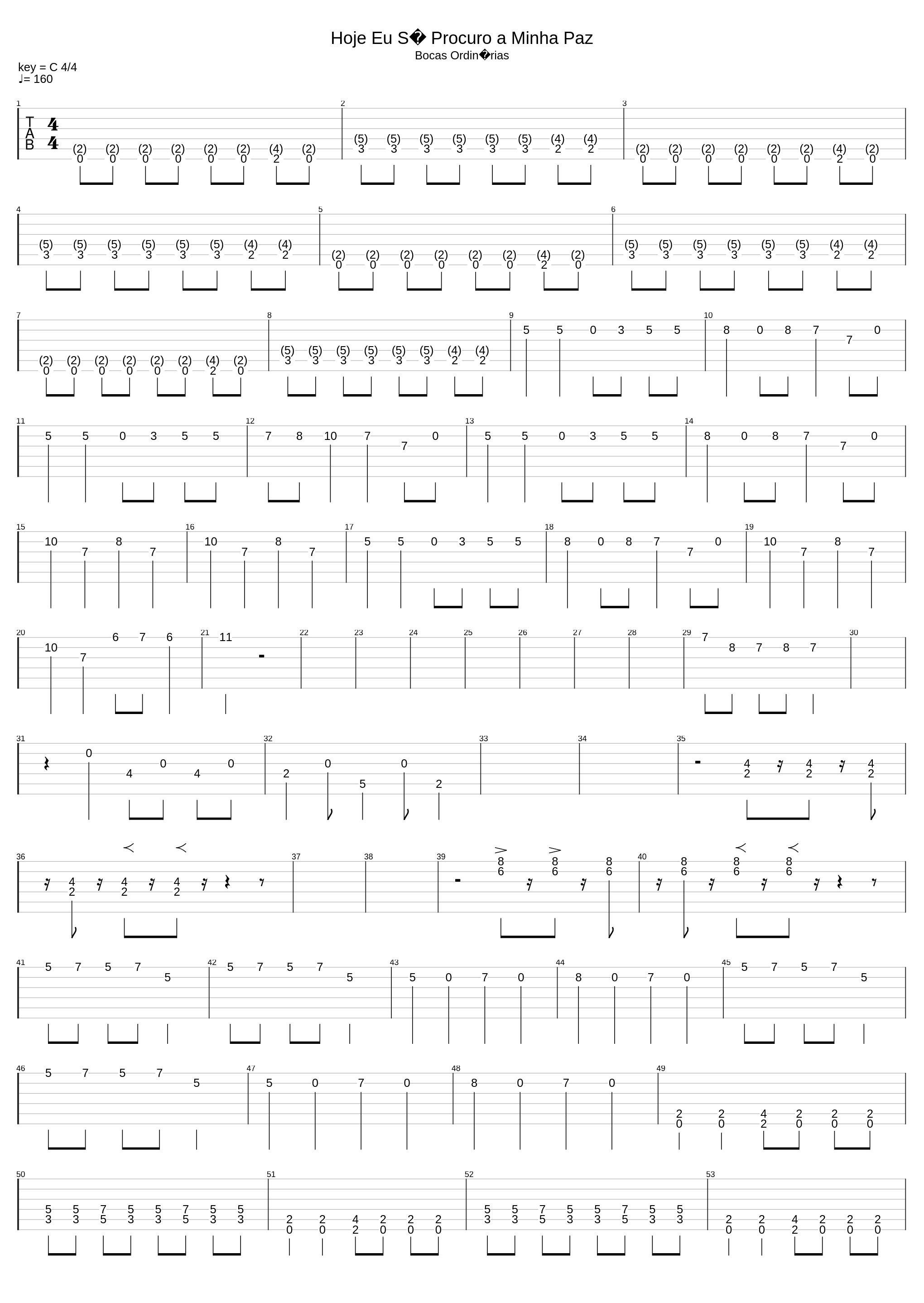 Hoje Eu S Procuro A Minha Paz_Charlie Brown Jr._1