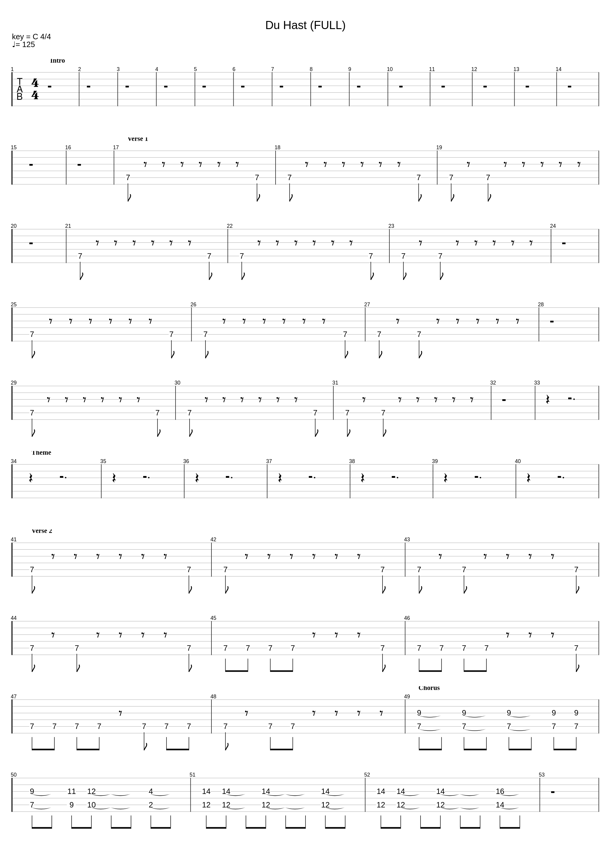 Du Hast (FULL)_Rammstein_1