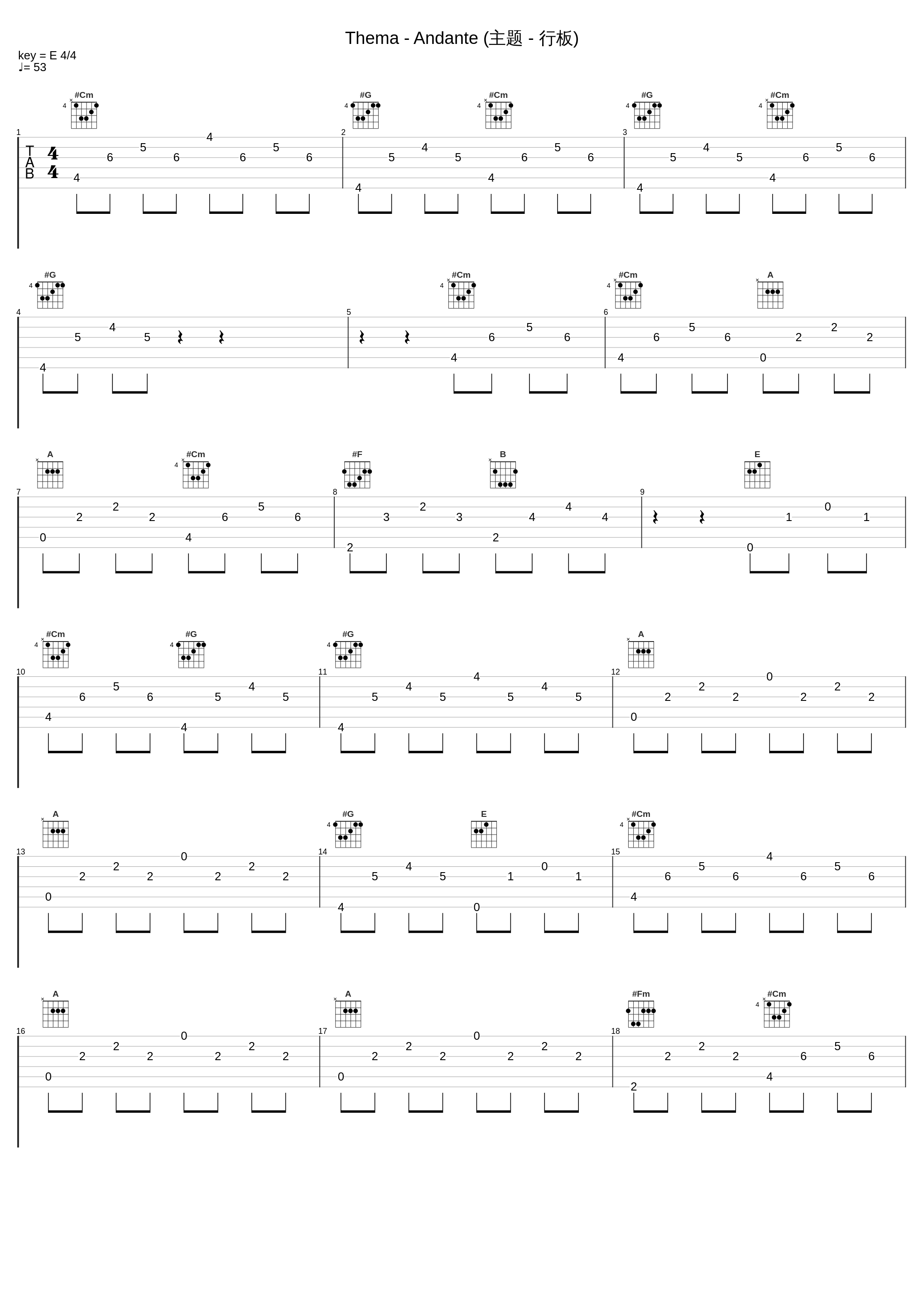 Thema - Andante (主题 - 行板)_Stefan Vladar,Robert Schumann_1