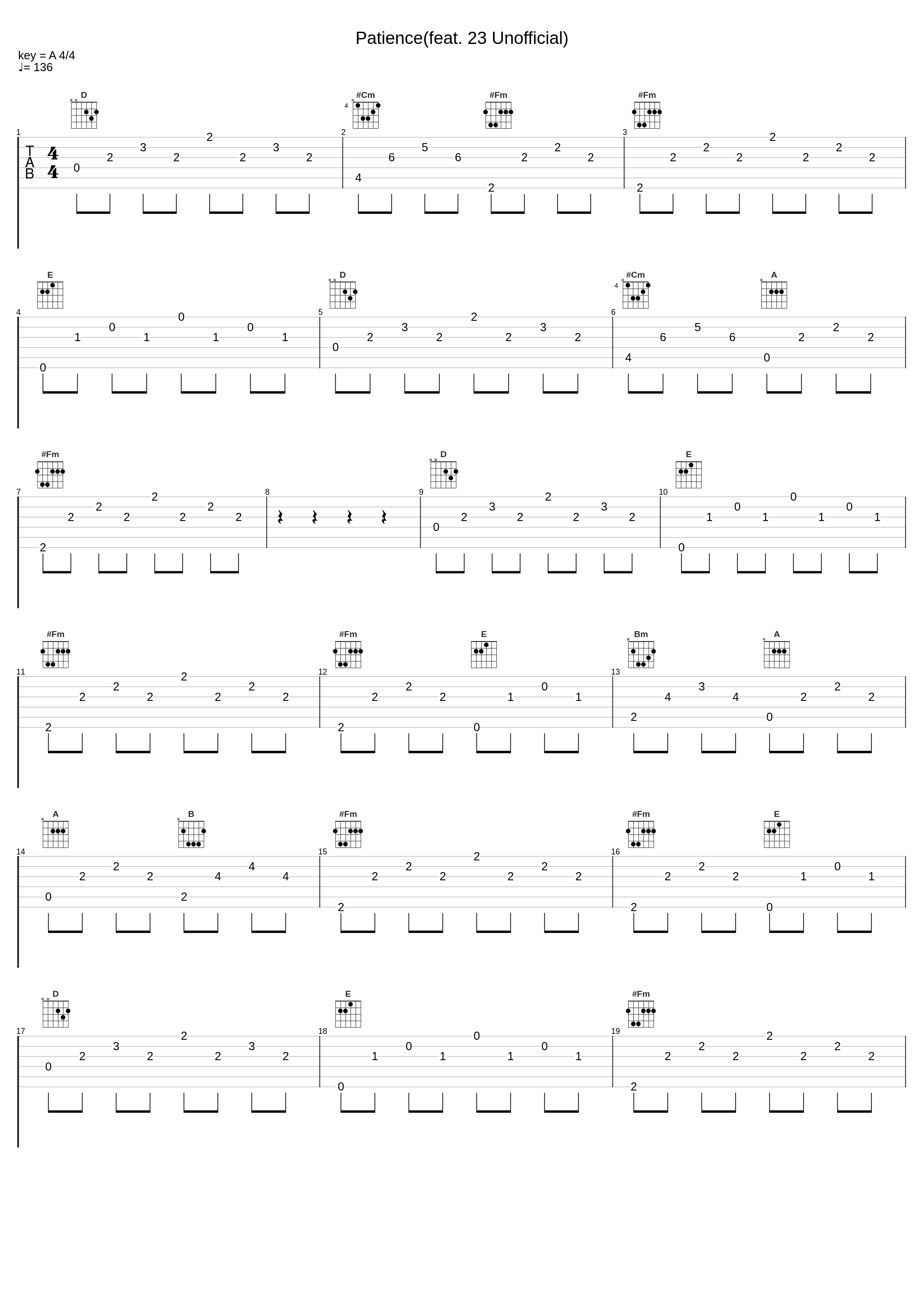 Patience(feat. 23 Unofficial)_Ay Em,23 Unofficial_1