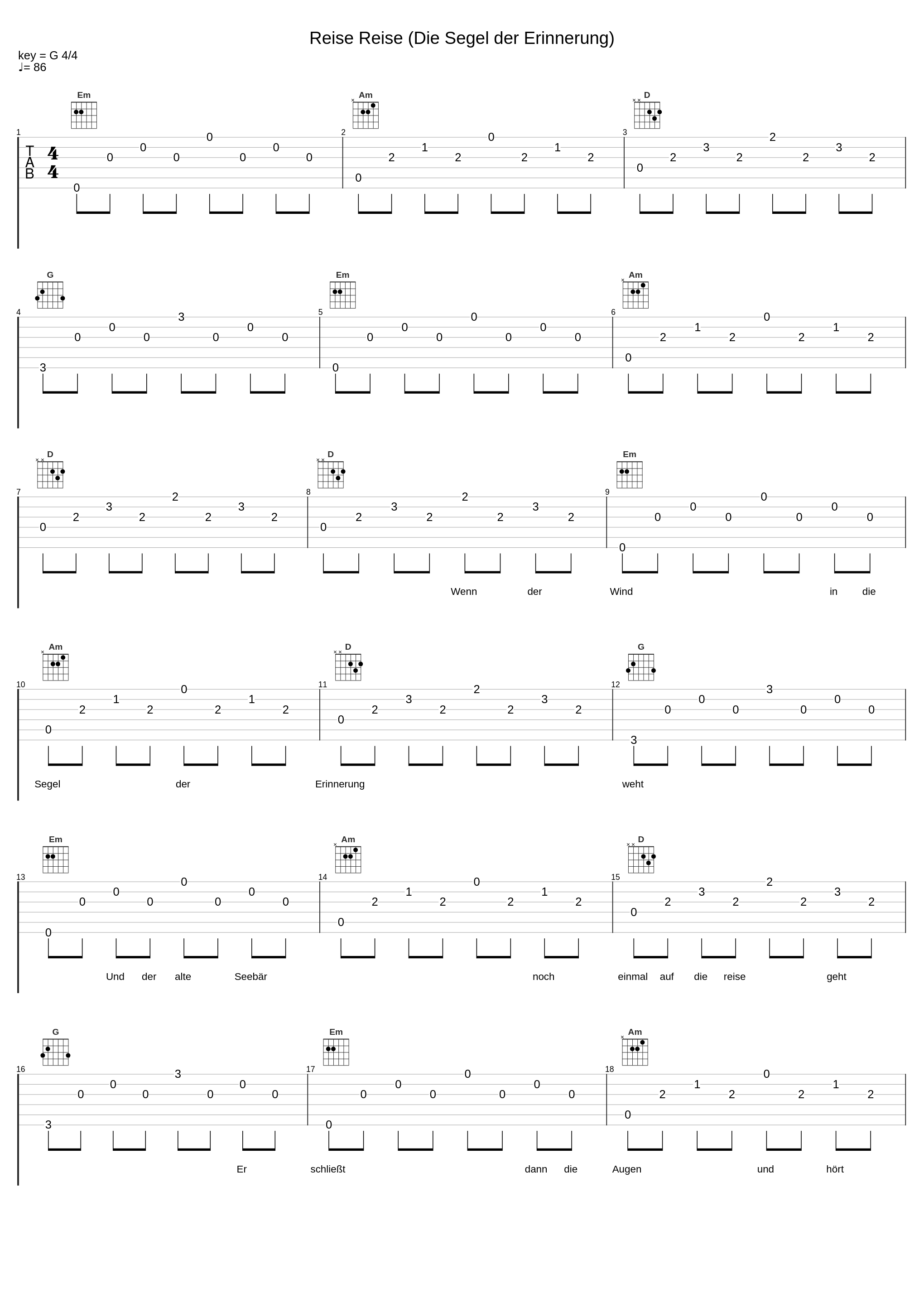 Reise Reise (Die Segel der Erinnerung)_Achim Reichel_1