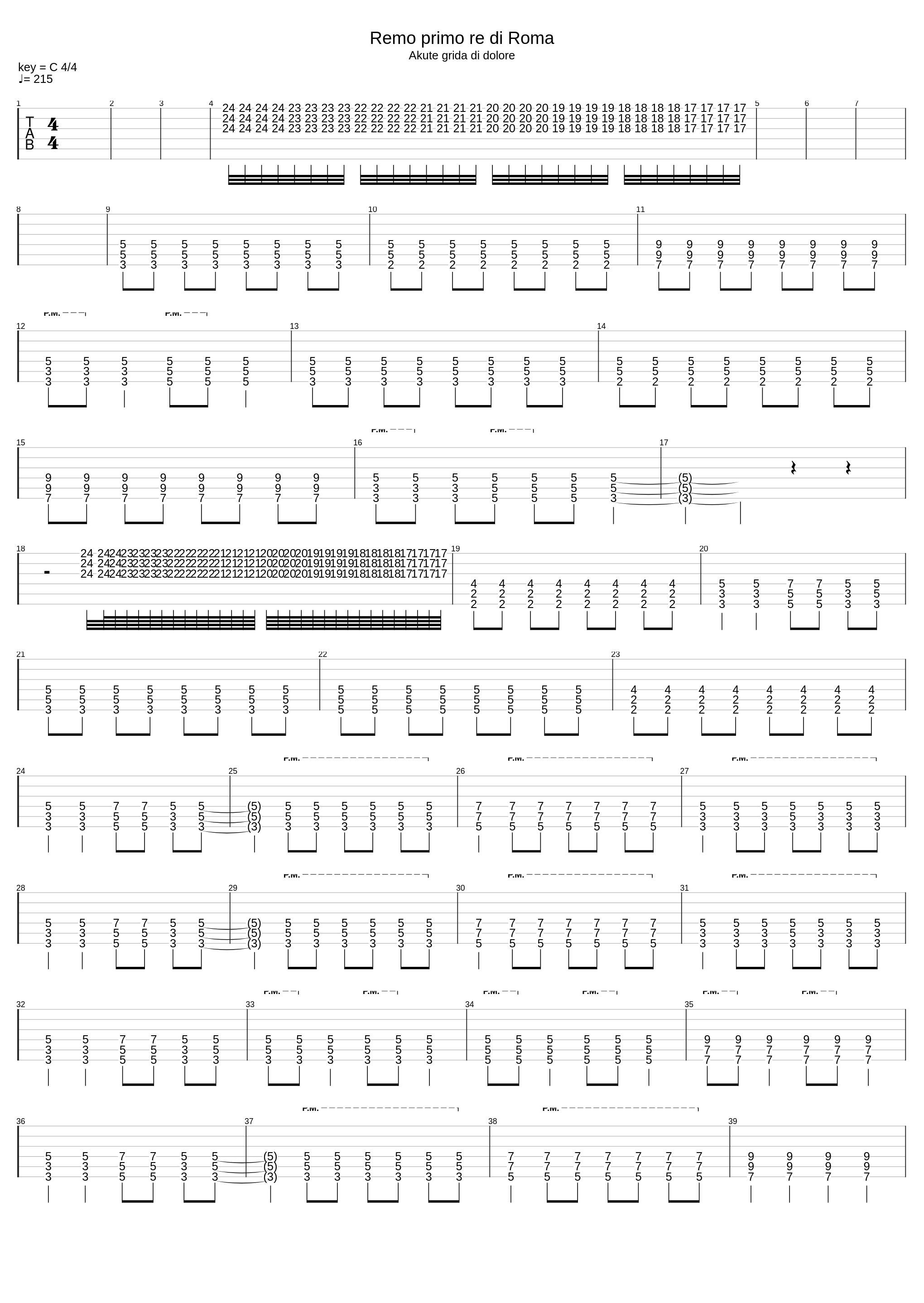 Remo Primo Re Di Roma_Marasma_1